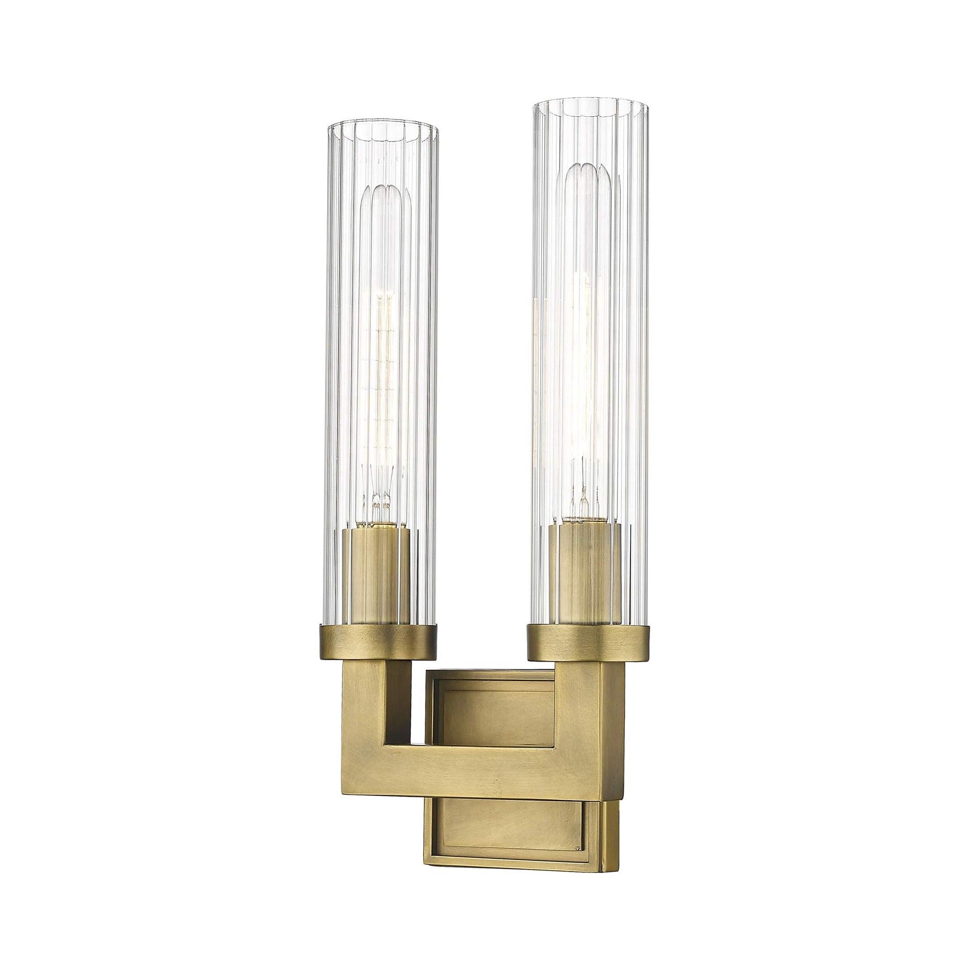 Z-Lite Beau 2 - Light Wall Light in  Rubbed Brass