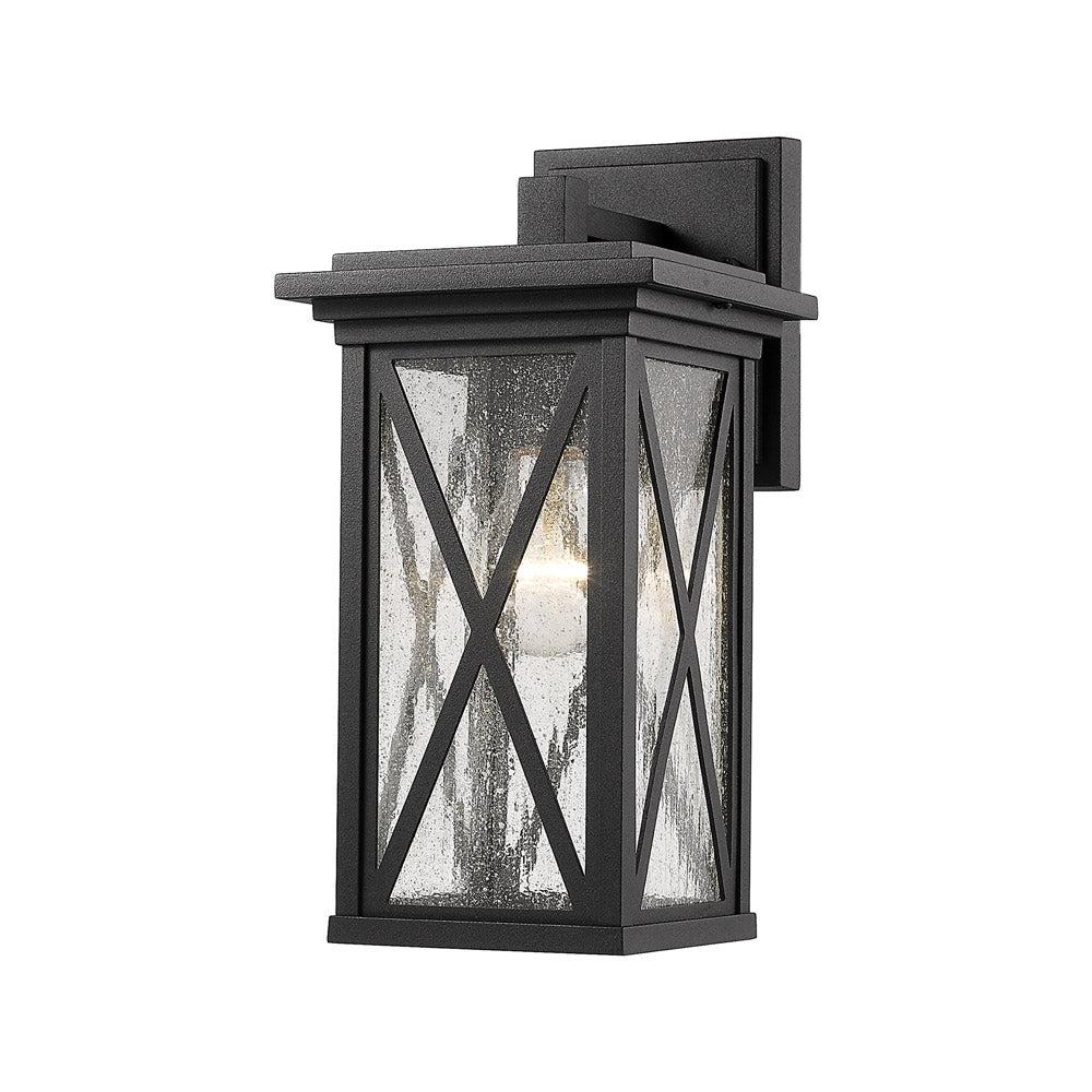 Z-Lite Brookside 1 - Light Wall Light in  Black