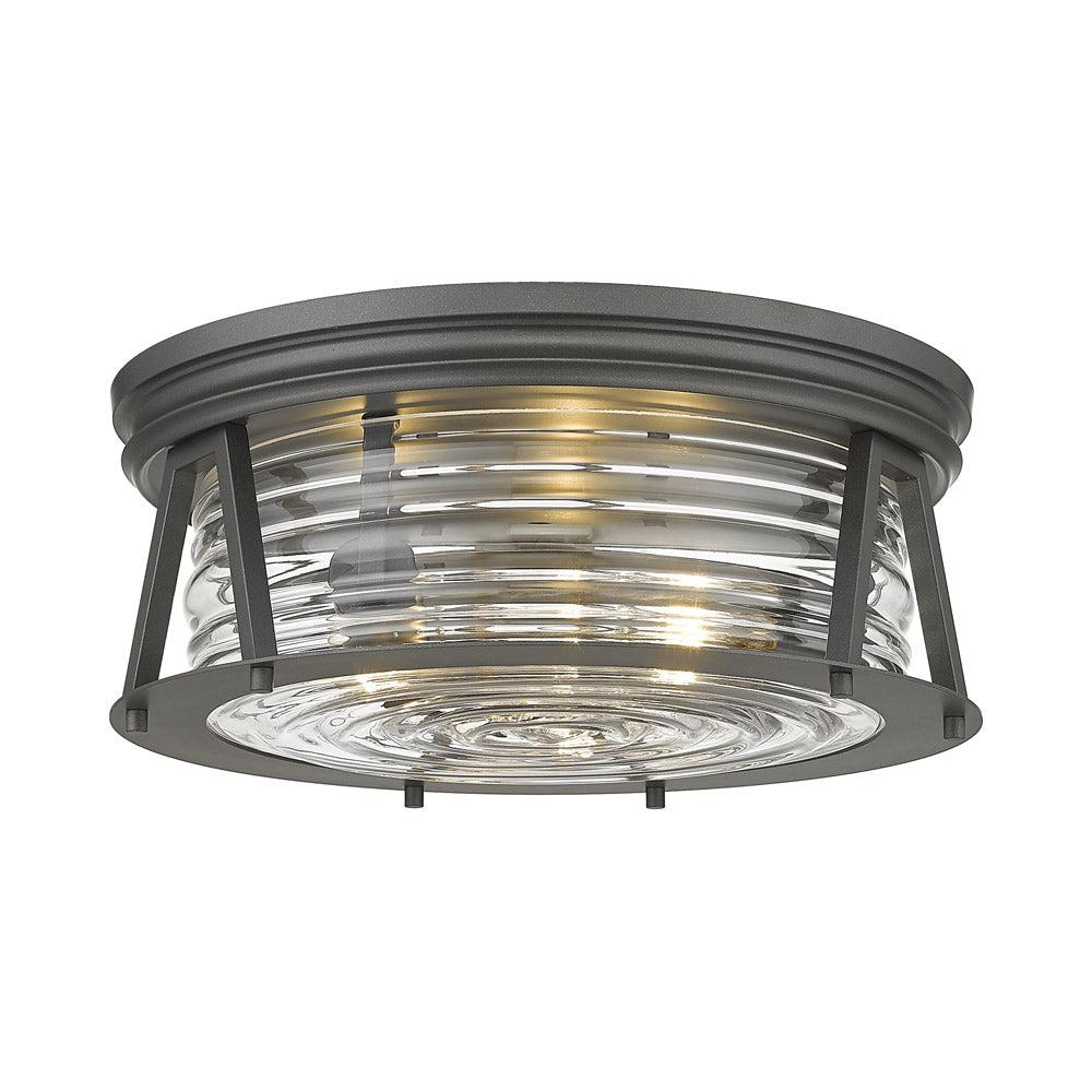 Z-Lite Cape Harbor 3 - Light Flush Mount in  Bronze