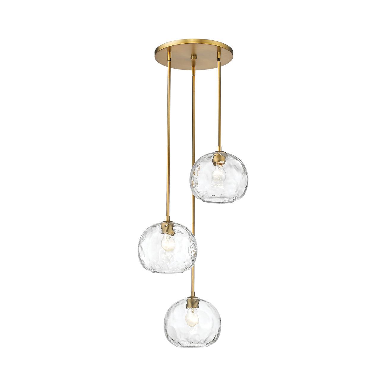Z-Lite Chloe 3 - Light Chandelier in  Olde Brass