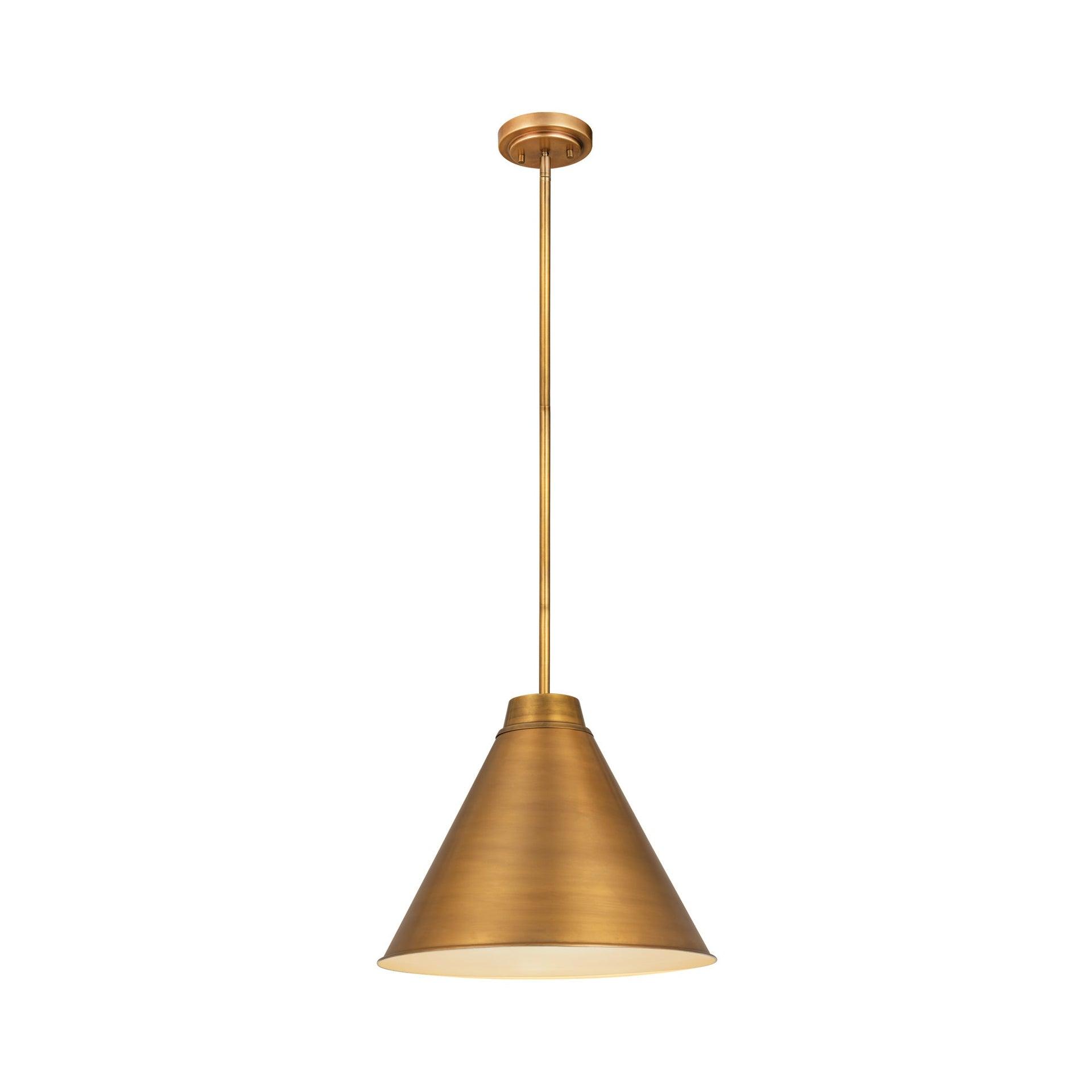 Z-Lite Eaton 1 - Light Pendant in  Rubbed Brass