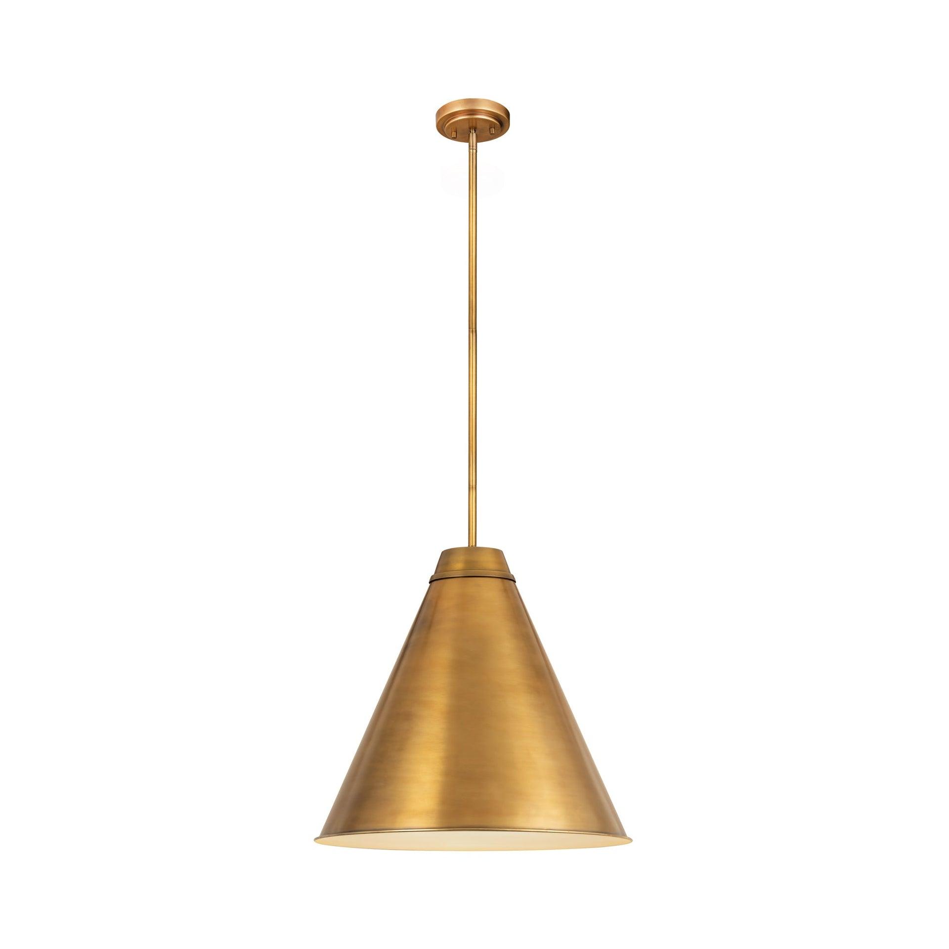 Z-Lite Eaton 1 - Light Pendant in  Rubbed Brass