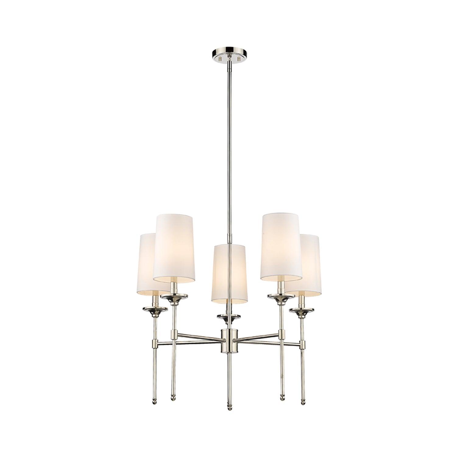 Hayse 5 - Light Dimmable Classic / Traditional Chandelier