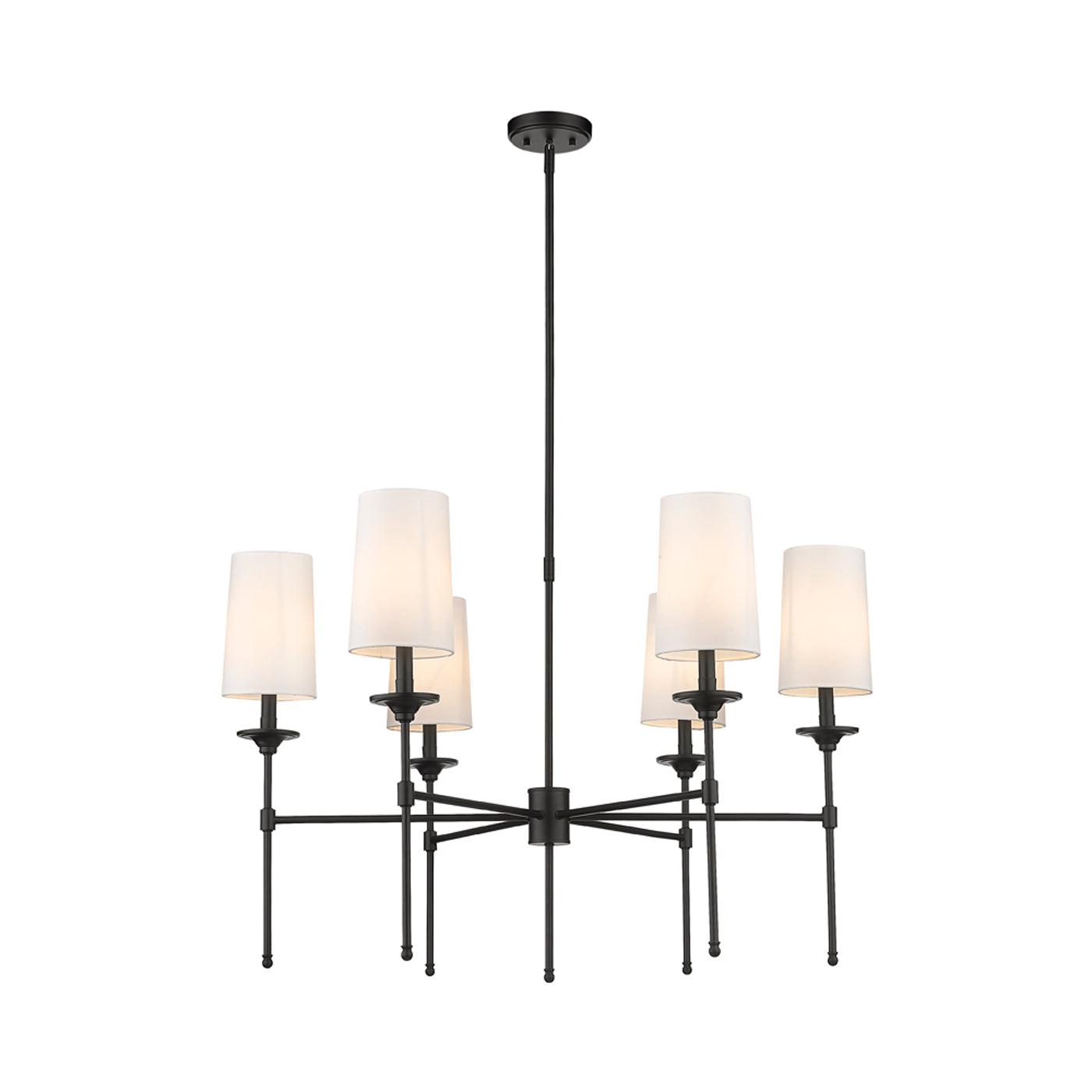 Hayse 6 - Light Dimmable Classic / Traditional Chandelier