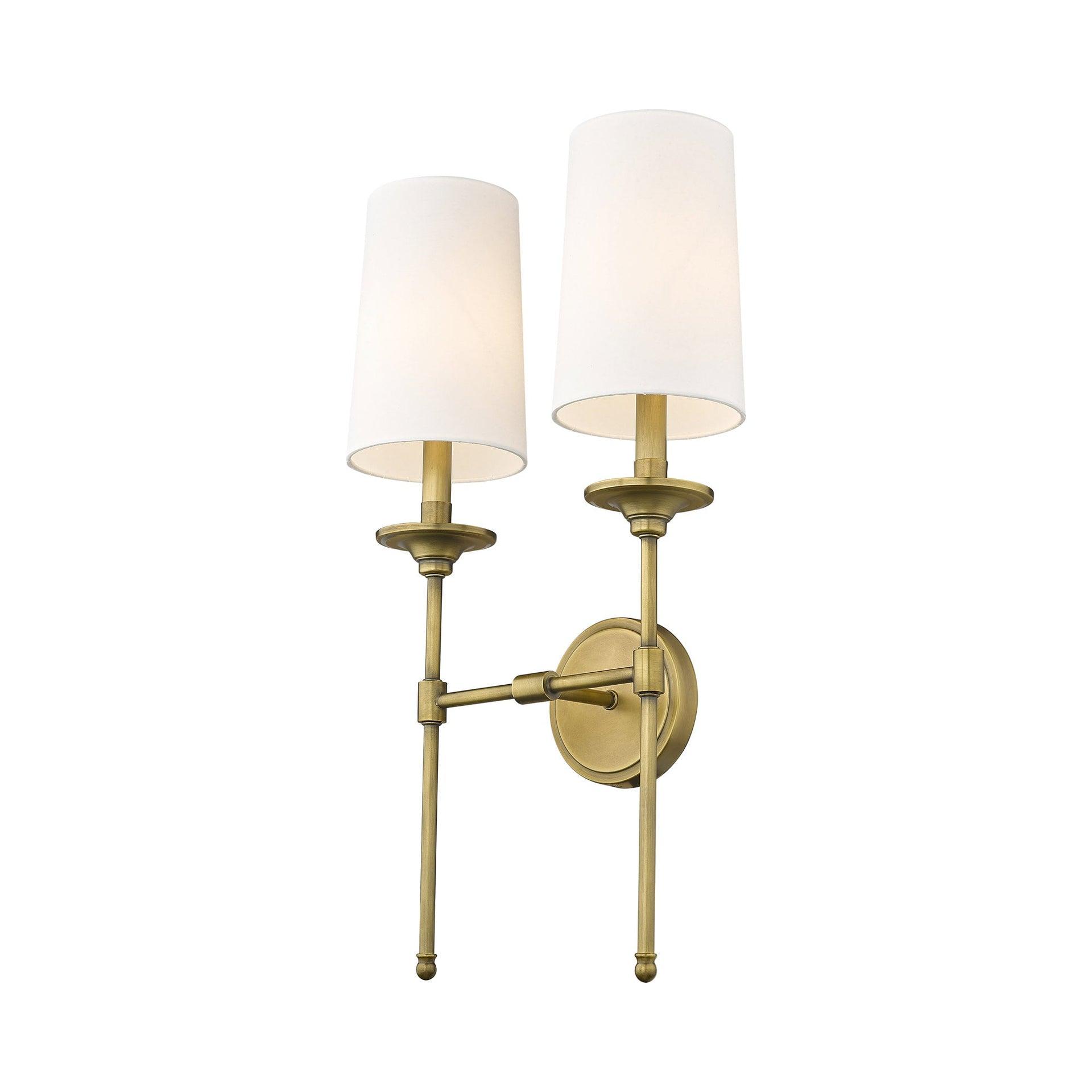 Z-Lite Emily 2 - Light Wall Light in  Rubbed Brass