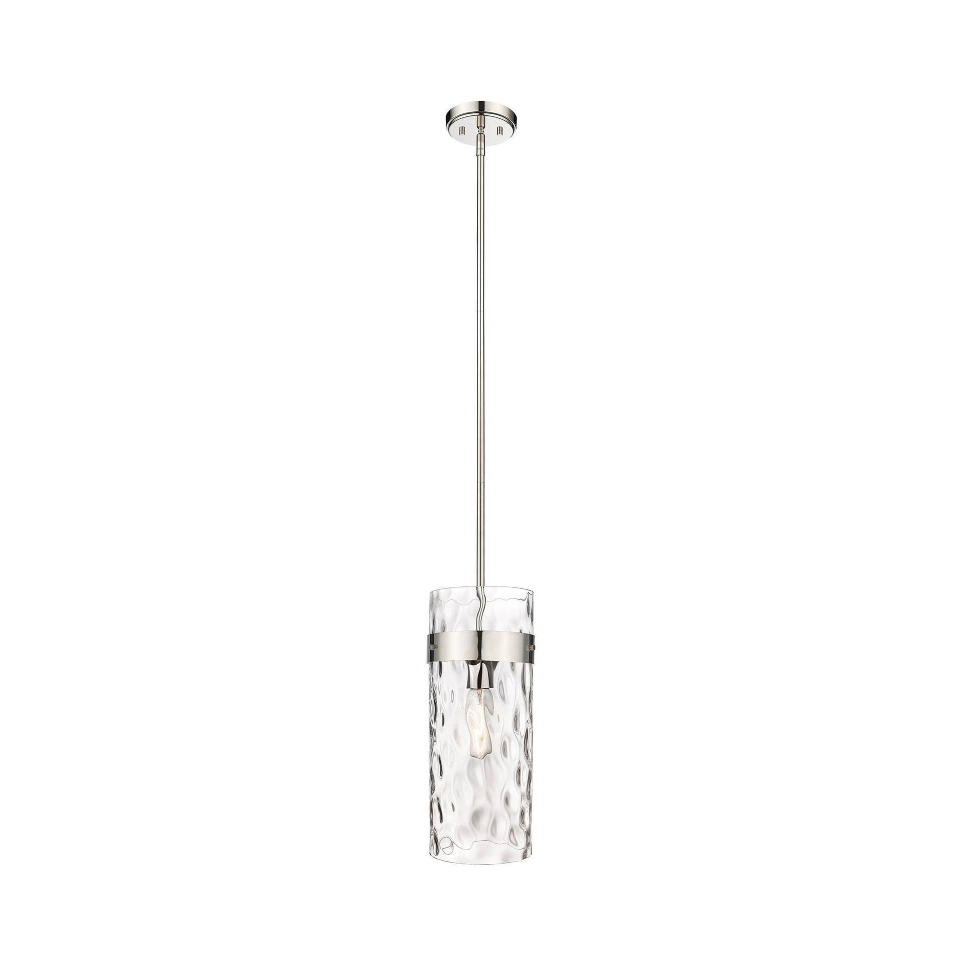 Z-Lite Fontaine 1 - Light Pendant in  Polished Nickel