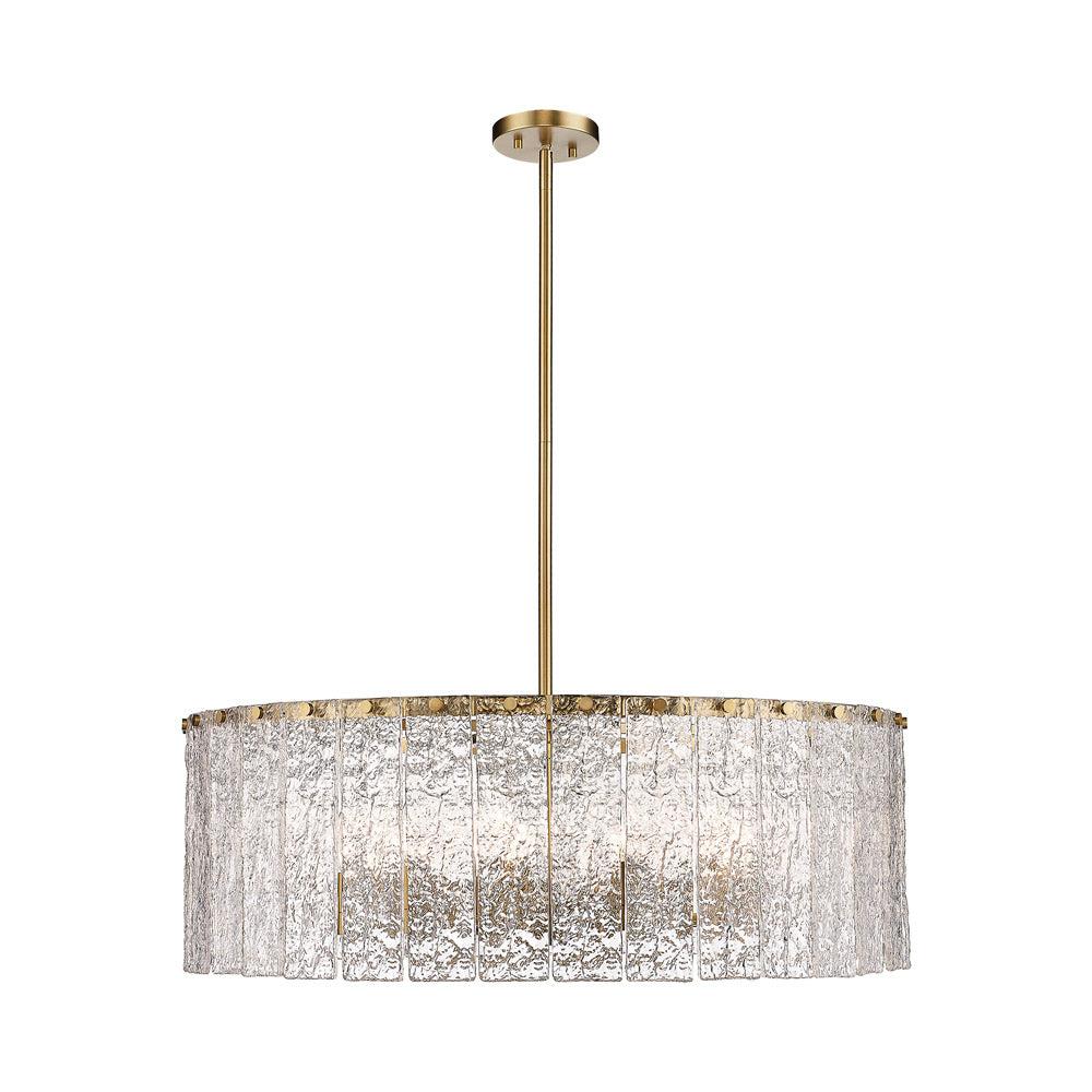 Z-Lite Glacier 12 - Light Chandelier in  Modern Gold