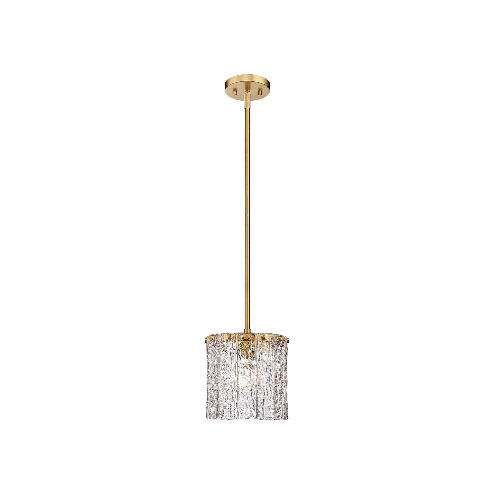 Z-Lite Glacier 1 - Light Pendant in  Modern Gold