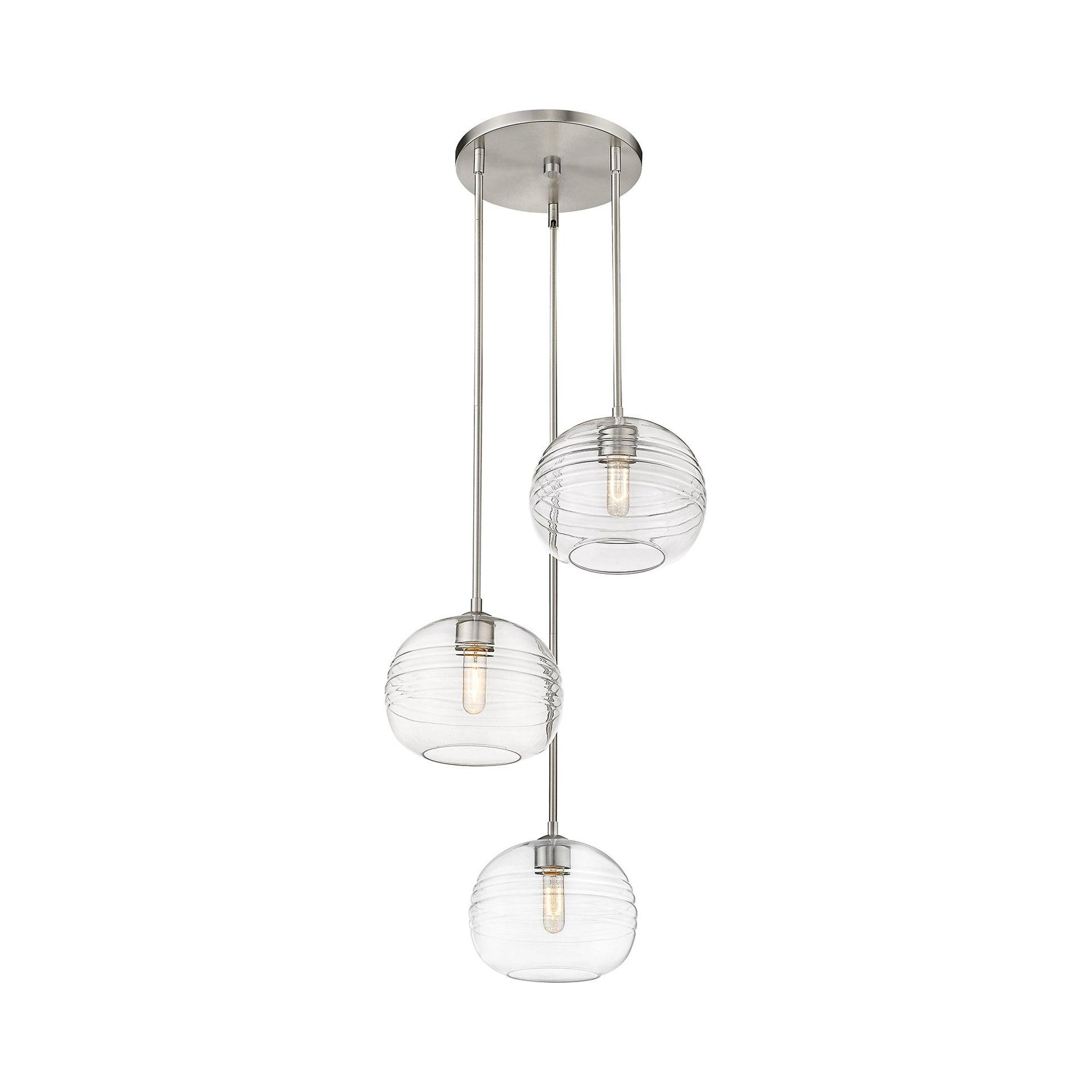 Z-Lite Harmony 3 - Light Chandelier in  Brushed Nickel