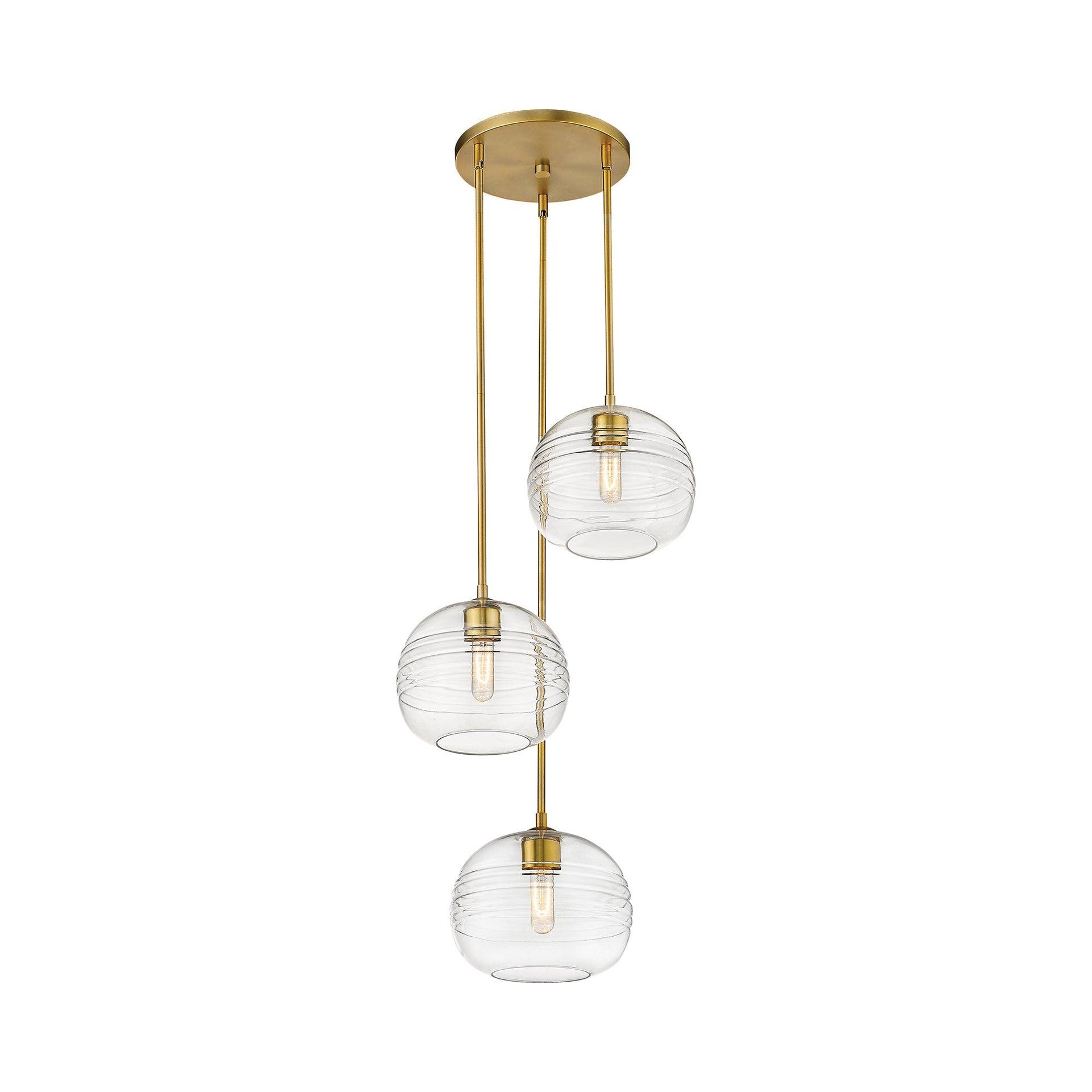 Z-Lite Harmony 3 - Light Chandelier in  Olde Brass