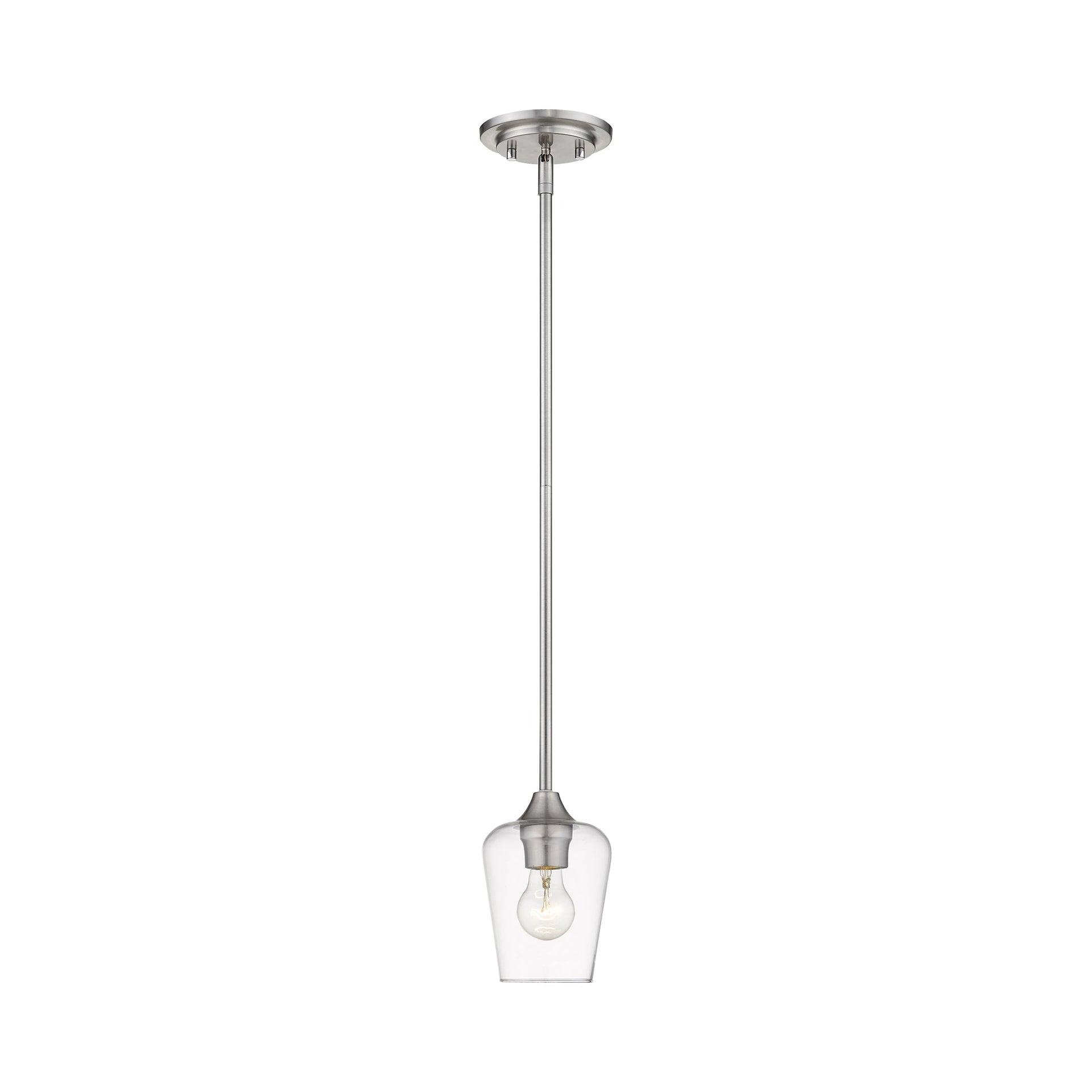 Z-Lite Joliet 1 - Light Pendant in  Brushed Nickel