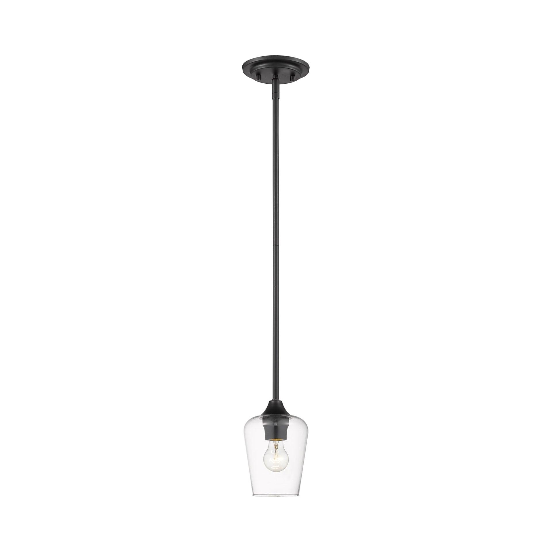 Z-Lite Joliet 1 - Light Pendant in  Matte Black