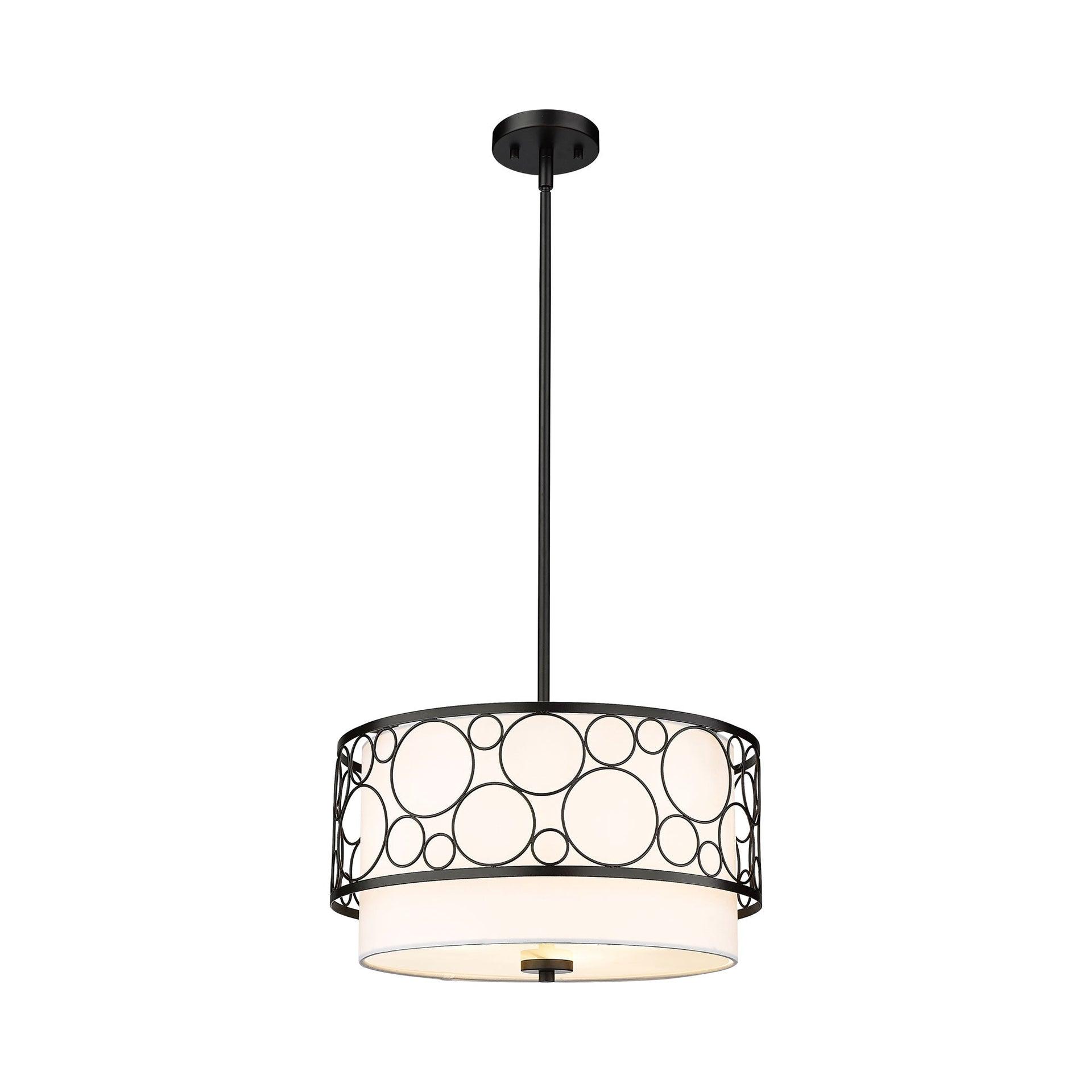 Z-Lite Kendall 3 - Light Pendant in  Matte Black