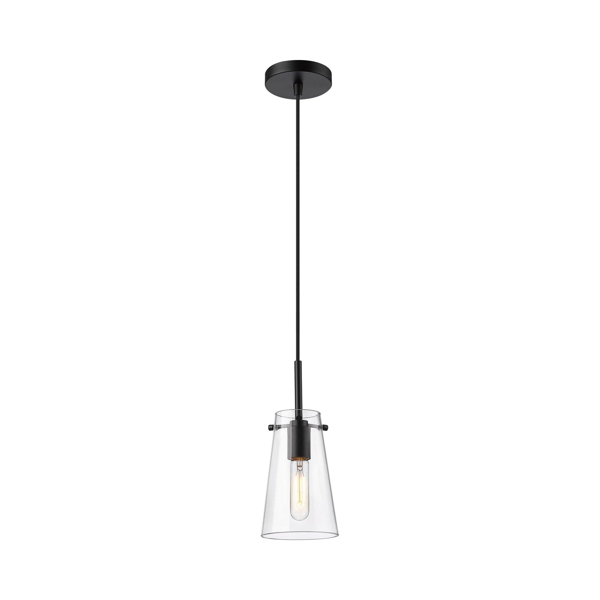 Z-Lite Kira 1 - Light Pendant in  Matte Black