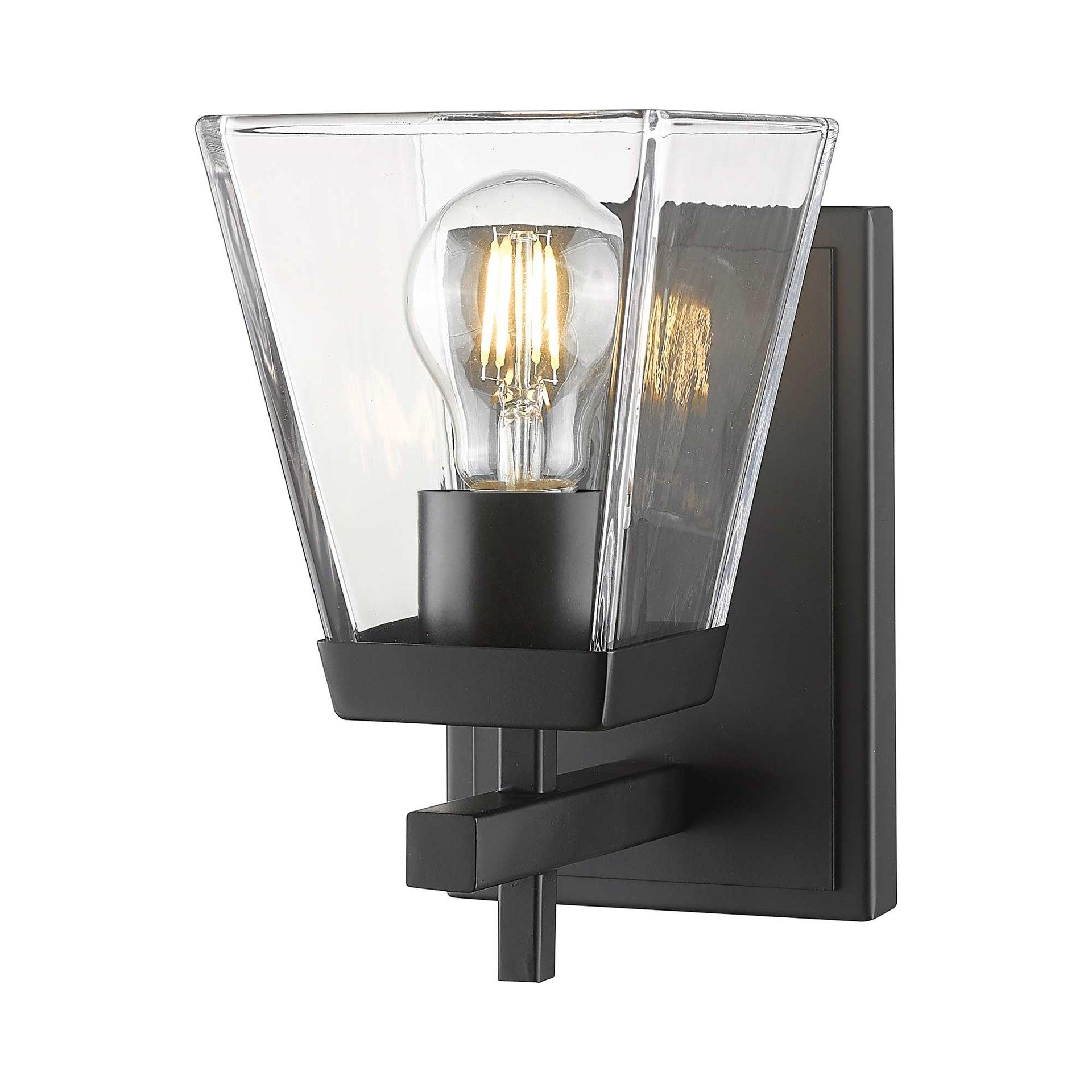 Z-Lite Lauren 1 - Light Wall Light in  Matte Black