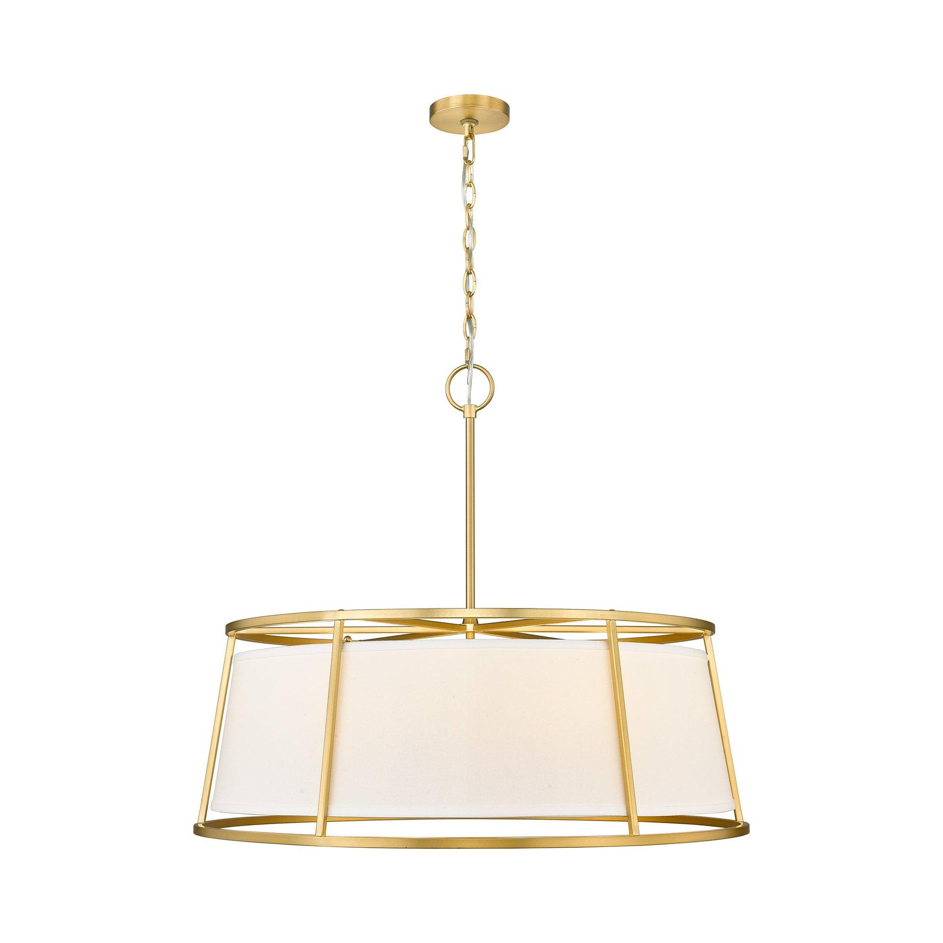 Z-Lite Lenyx 8 - Light Chandelier in  Rubbed Brass