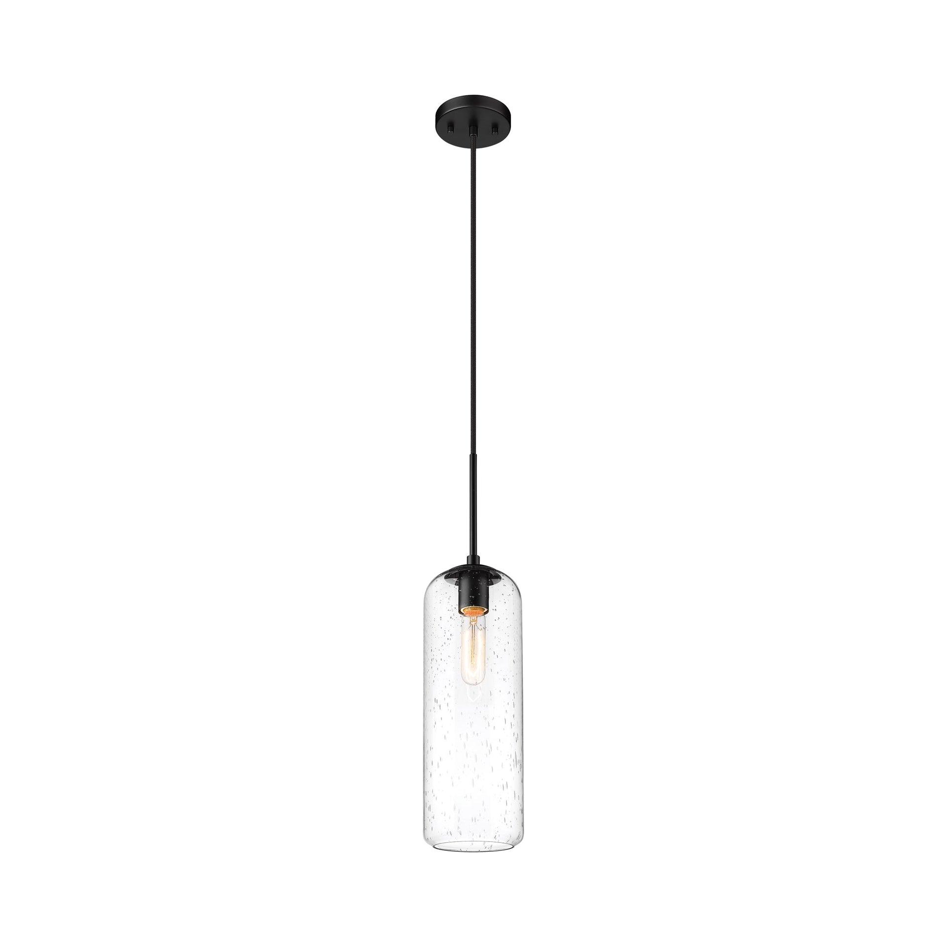 Z-Lite Monty 1 - Light Pendant in  Matte Black