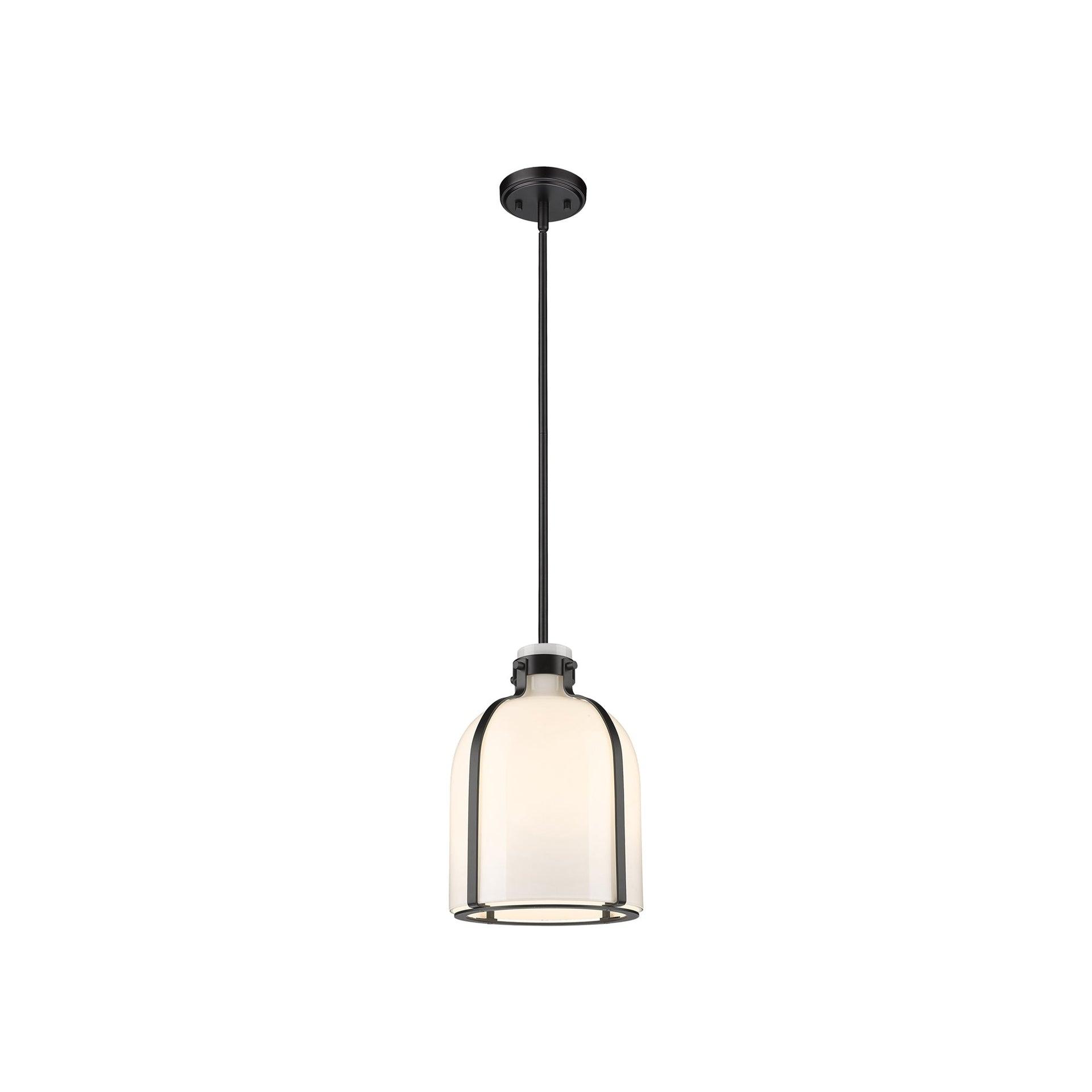 Z-Lite Pearson 1 - Light Chandelier in  Matte Black