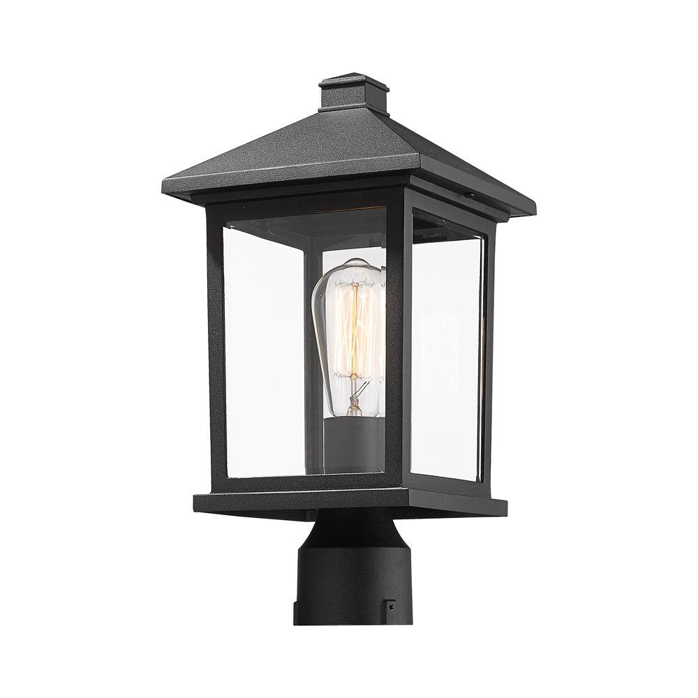 Z-Lite Portland 1 - Light Post Light in  Black