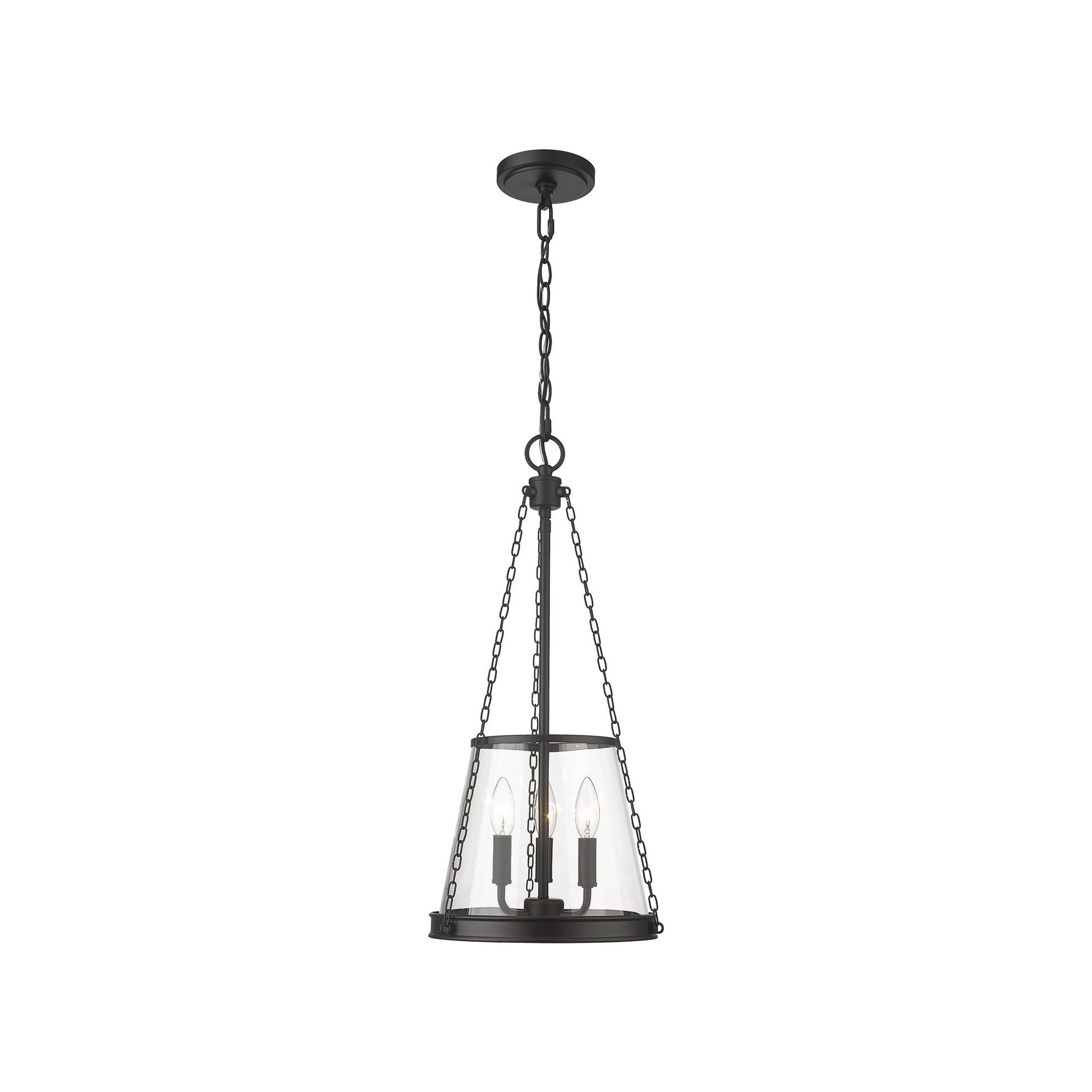 Z-Lite Prescott 3 - Light Pendant in  Matte Black