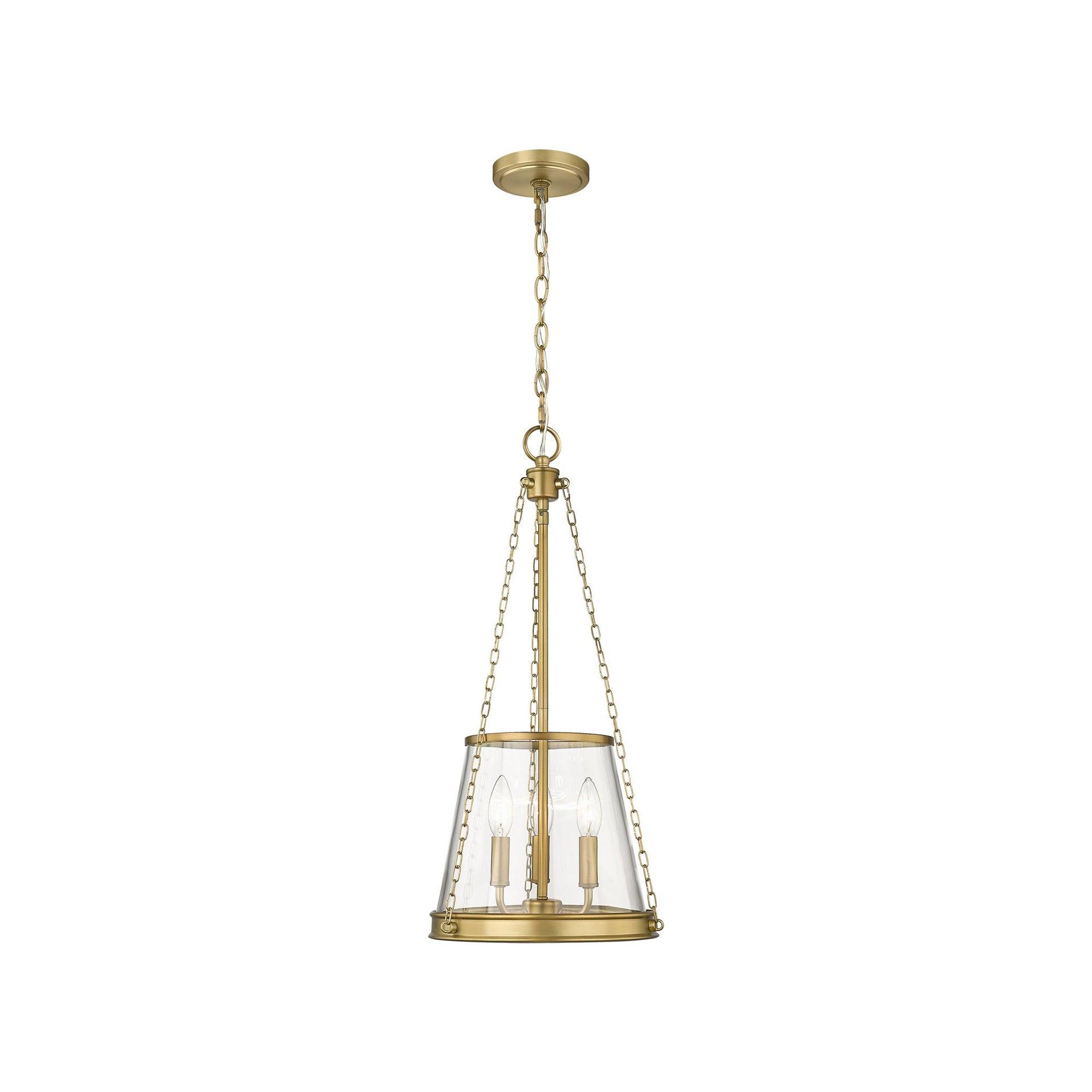 Z-Lite Prescott 3 - Light Pendant in  Rubbed Brass