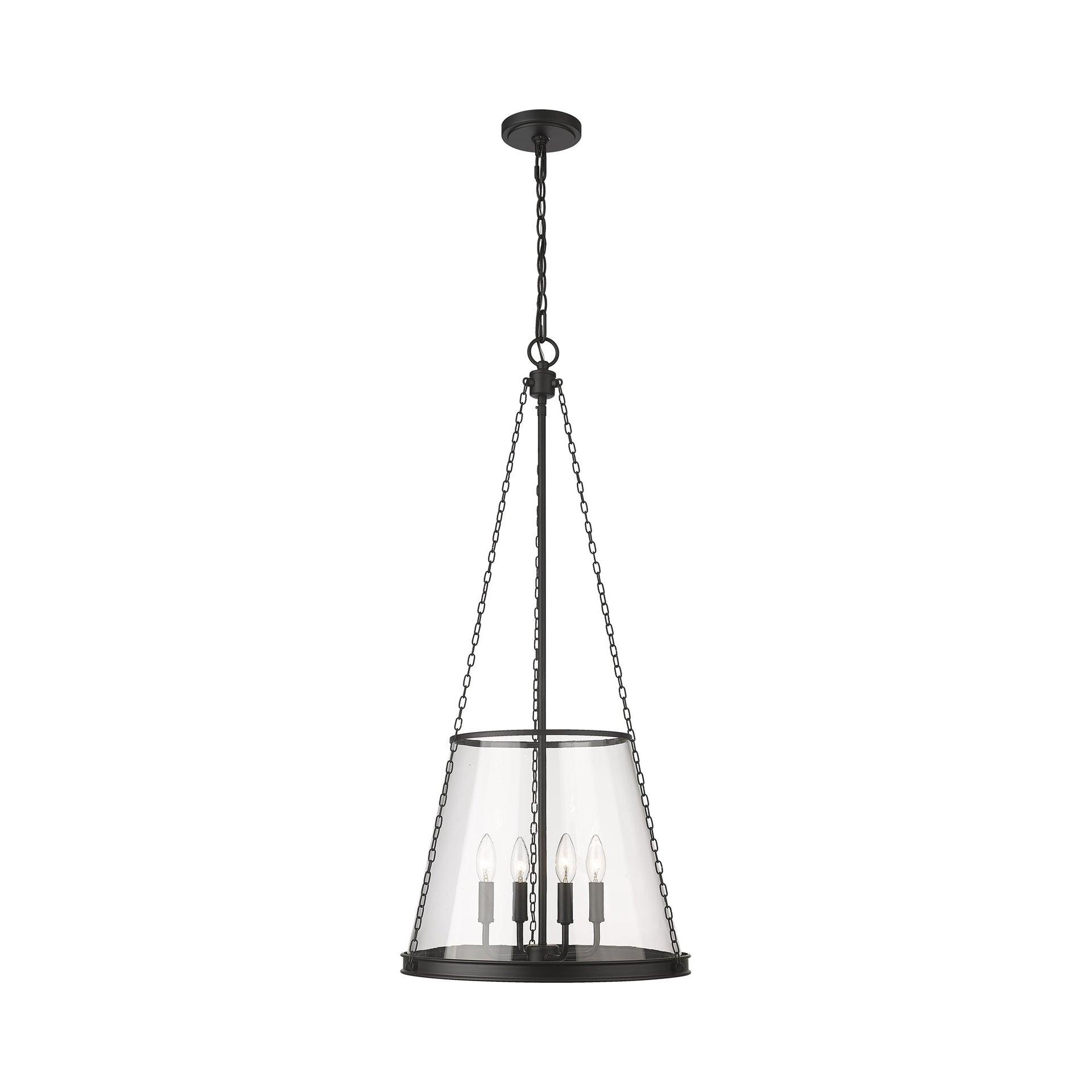 Z-Lite Prescott 4 - Light Pendant in  Matte Black