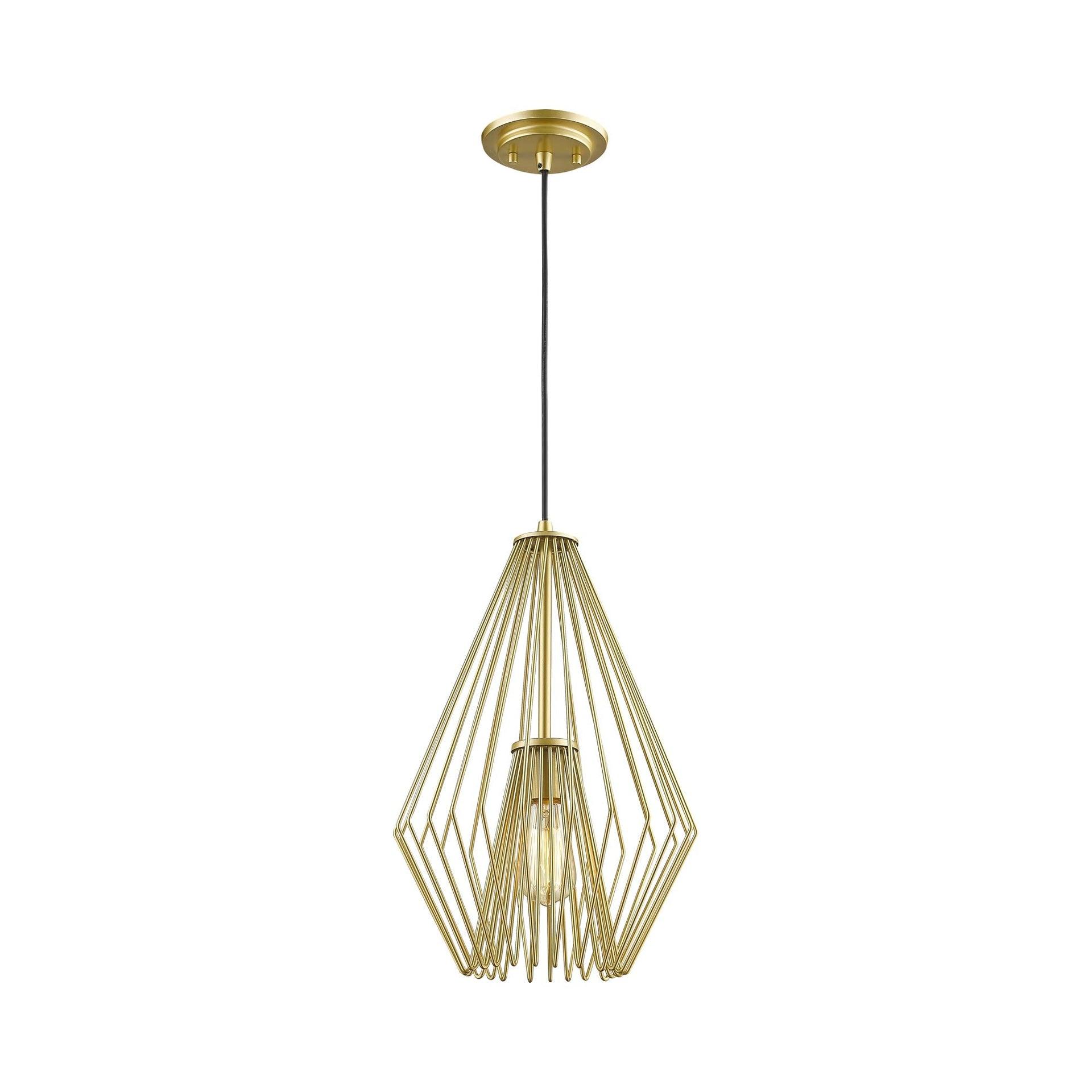 Z-Lite Quintus 1 - Light Pendant in  Metallic Gold