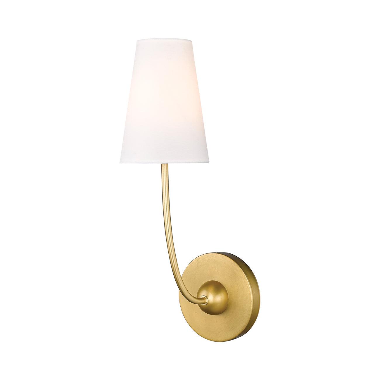 Z-Lite Shannon 1 - Light Sconce in Rubbed Brass