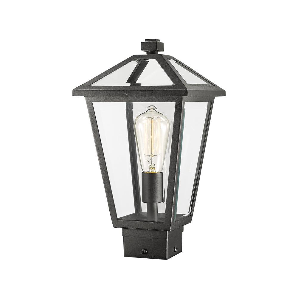 Z-Lite Talbot 1 - Light Post Light in  Black
