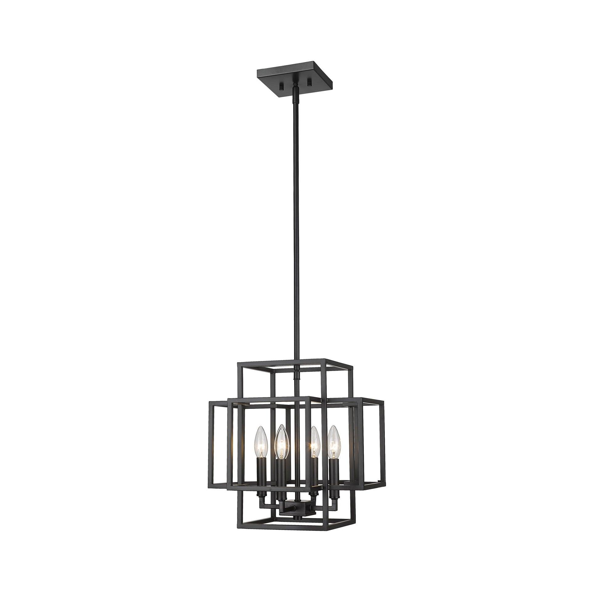 Z-Lite Titania 4 - Light Pendant in  Matte Black