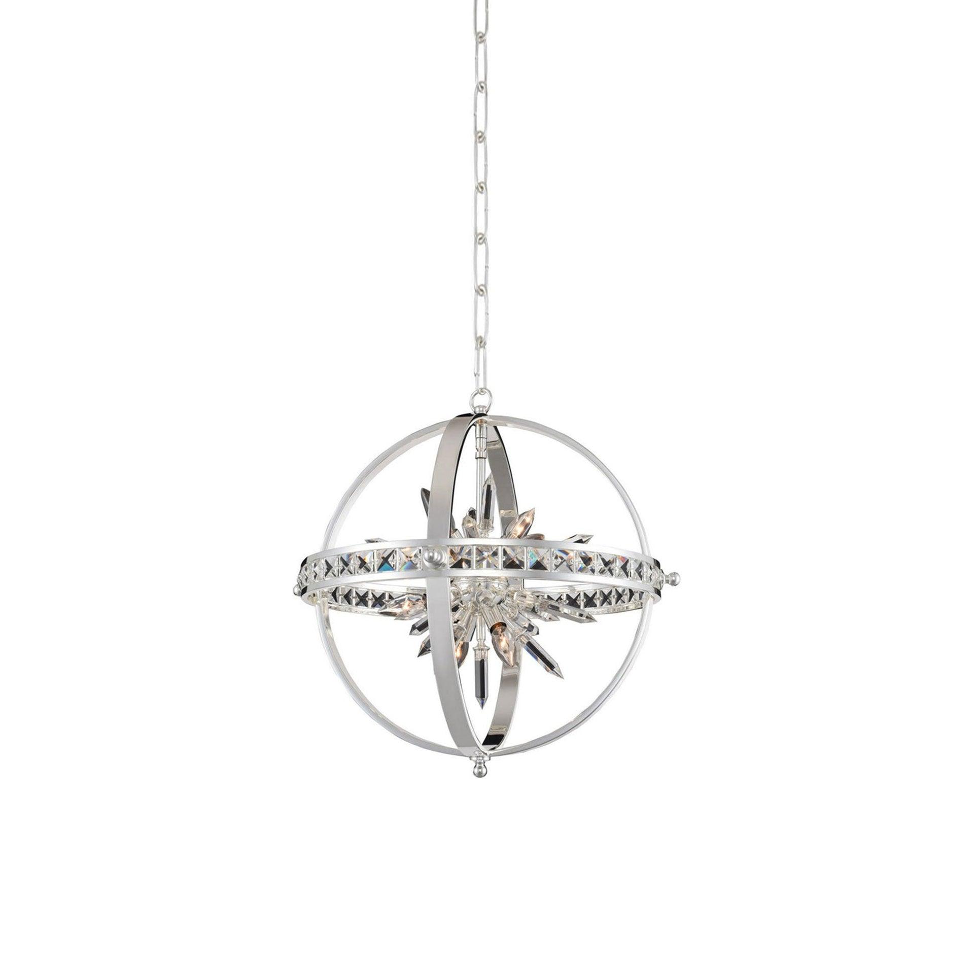 Allegri by Kalco Lighting Angelo 6 - Light Dimmable Sputnik Sphere Chandelier