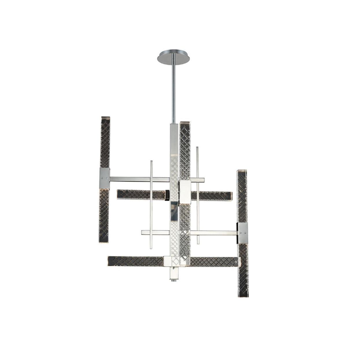 Allegri by Kalco Lighting Apollo 10 - Light Dimmable LED Sputnik Modern Linear Chandelier
