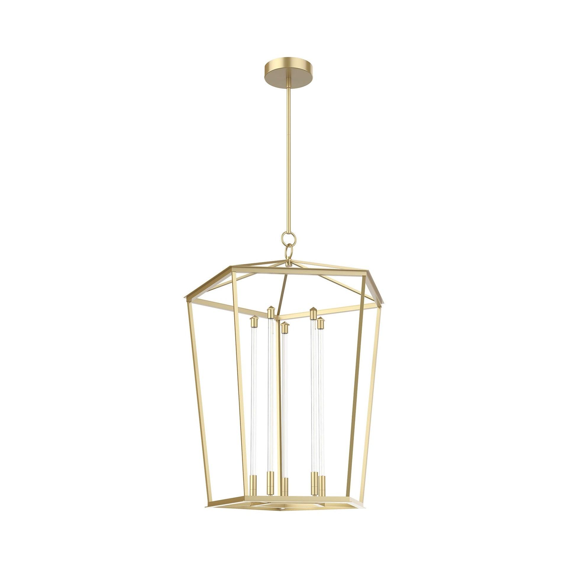Delphine 5 - Light Dimmable LED Lantern Square / Rectangle Chandelier