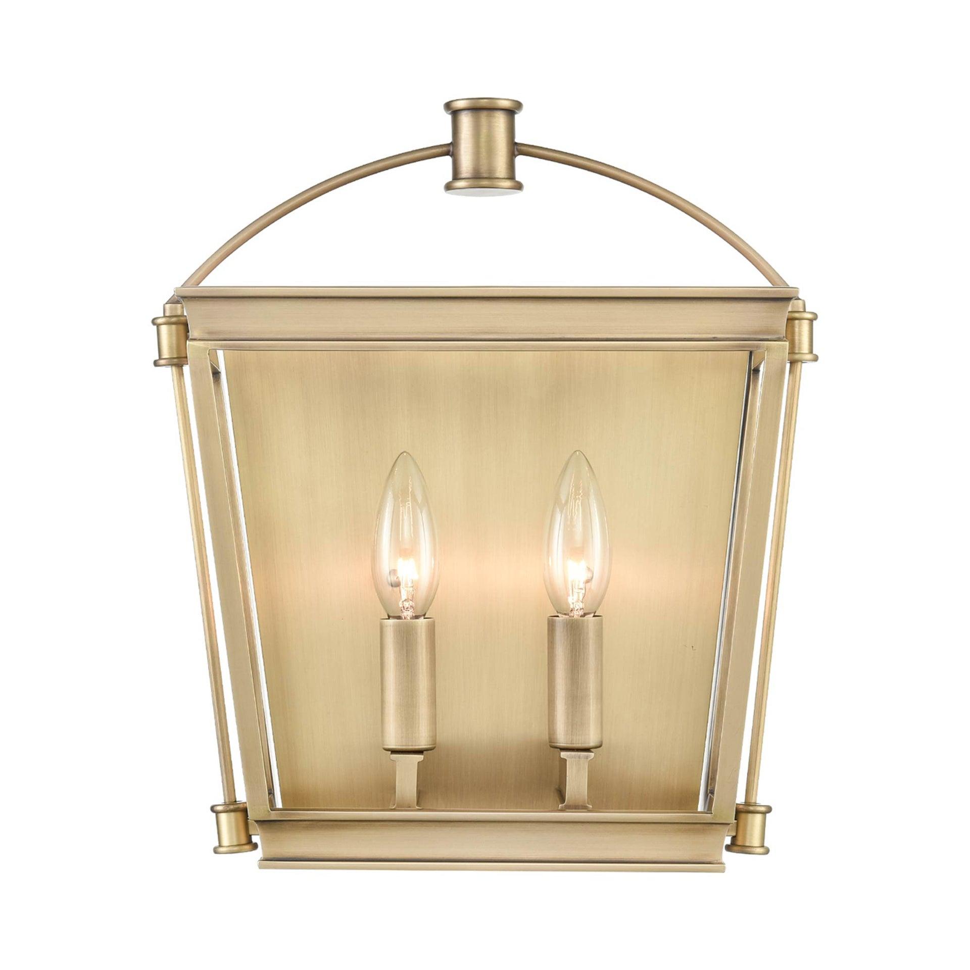 Manor Solid Brass Candle Wall Light