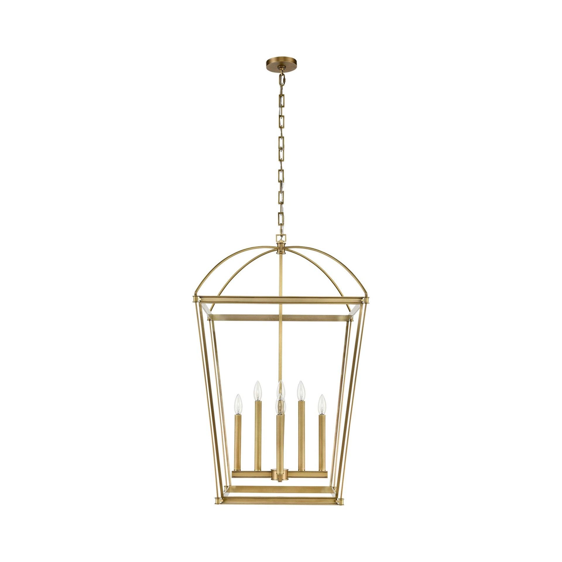 Alora Lighting Manor 8 - Light Lantern Square / Rectangle Chandelier