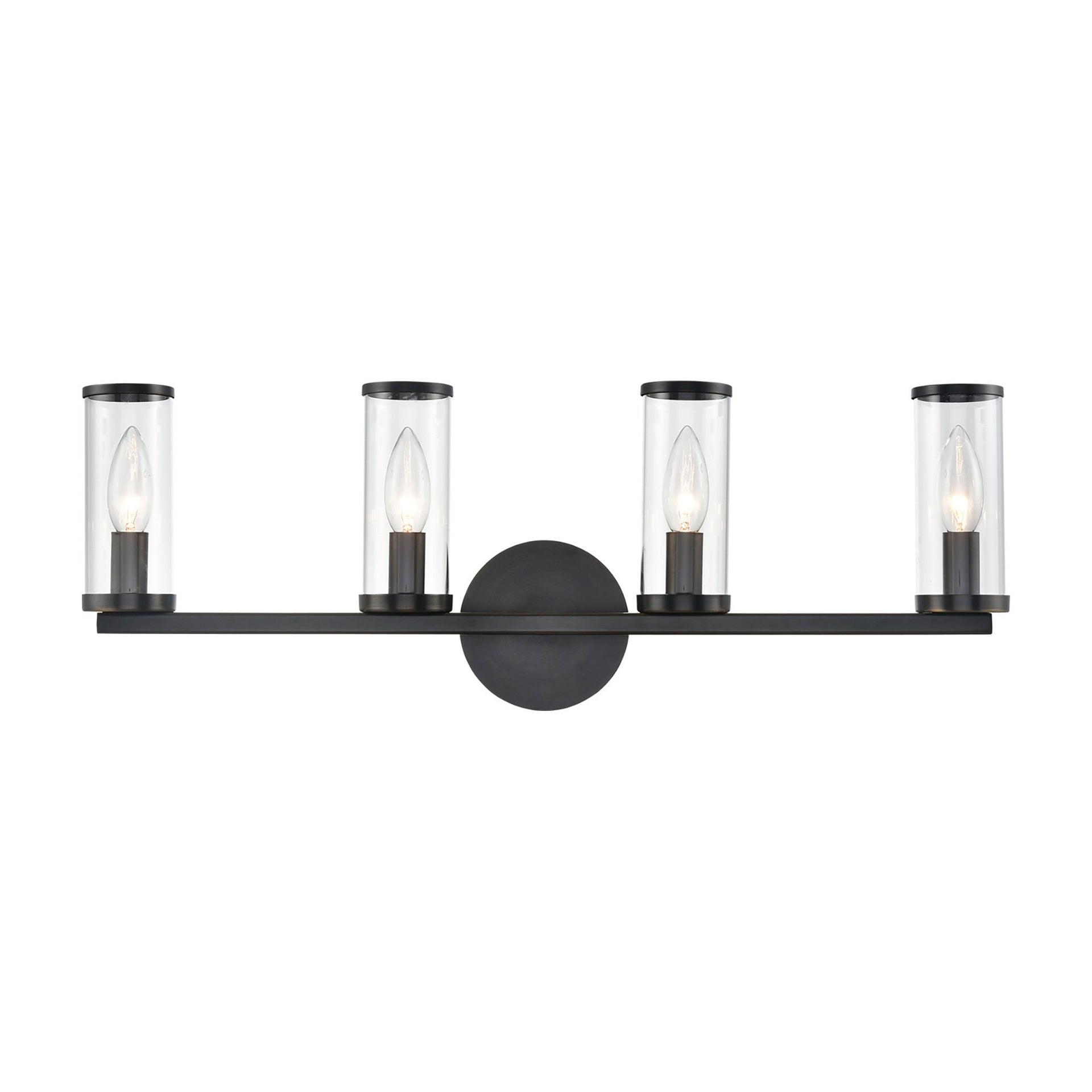Alora Revolve 8.63" Urban Bronze Bathroom Vanity Light