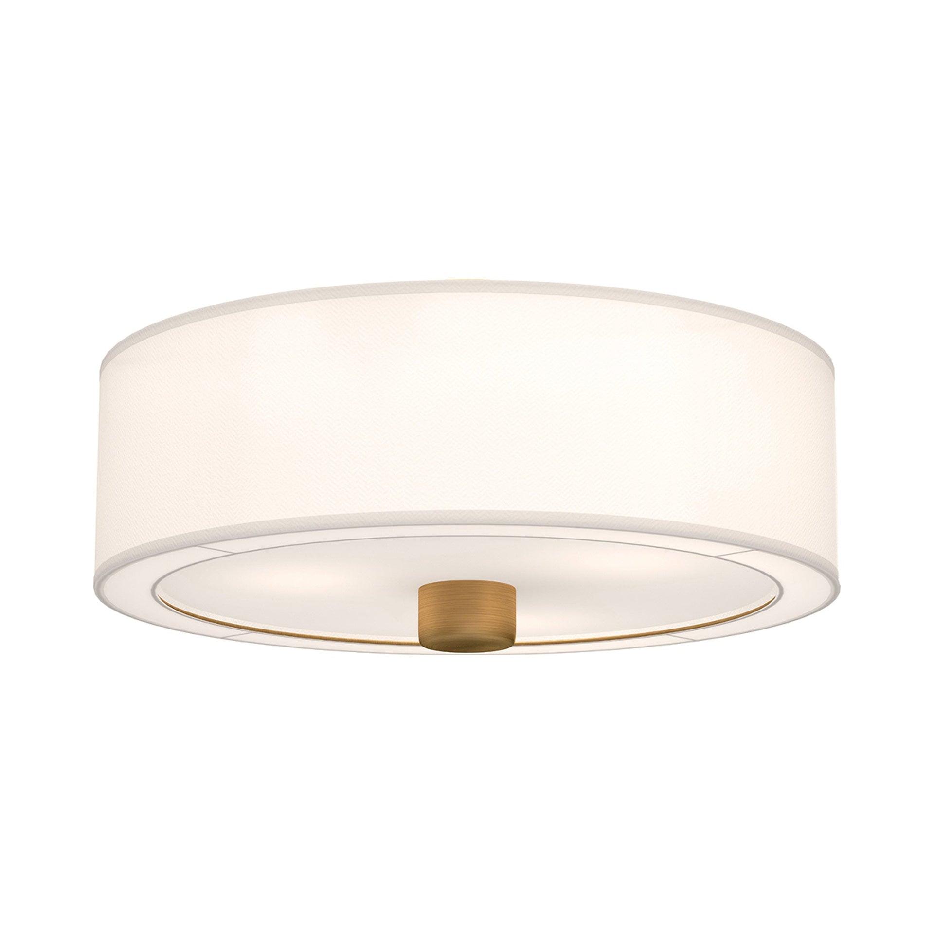 Theo Fabric Semi Flush Mount
