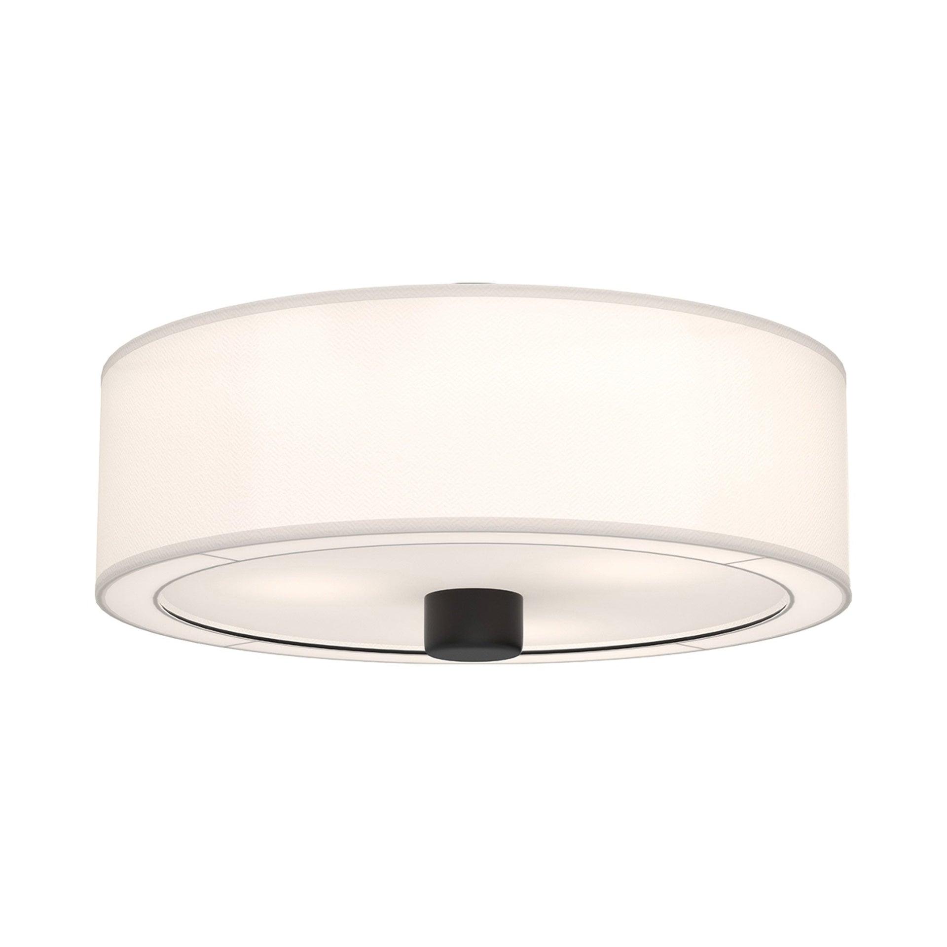 Theo Fabric Semi Flush Mount
