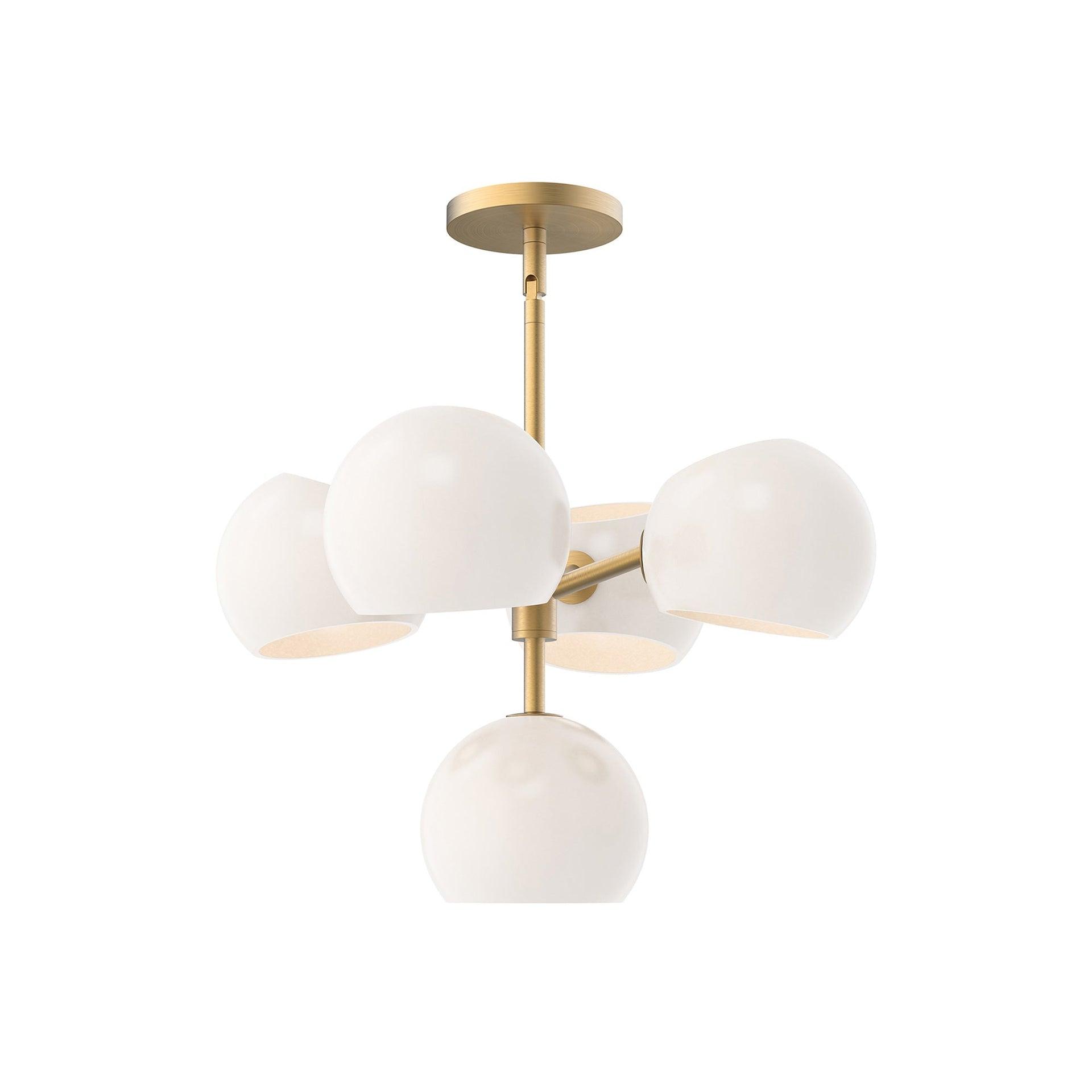 Willow 5 Light Metal Sputnik Chandelier