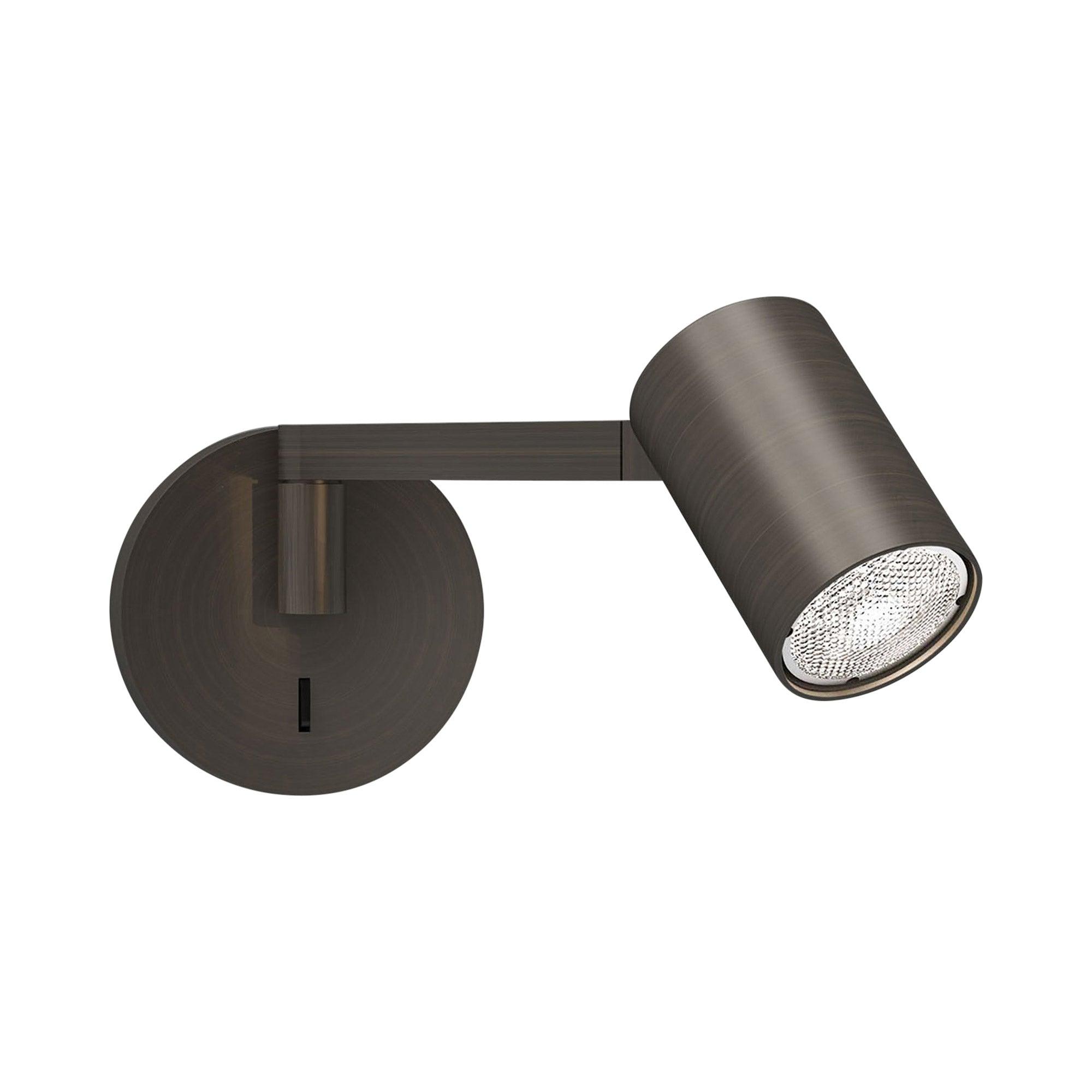White Metal Adjustable Swing Arm Wall Sconce