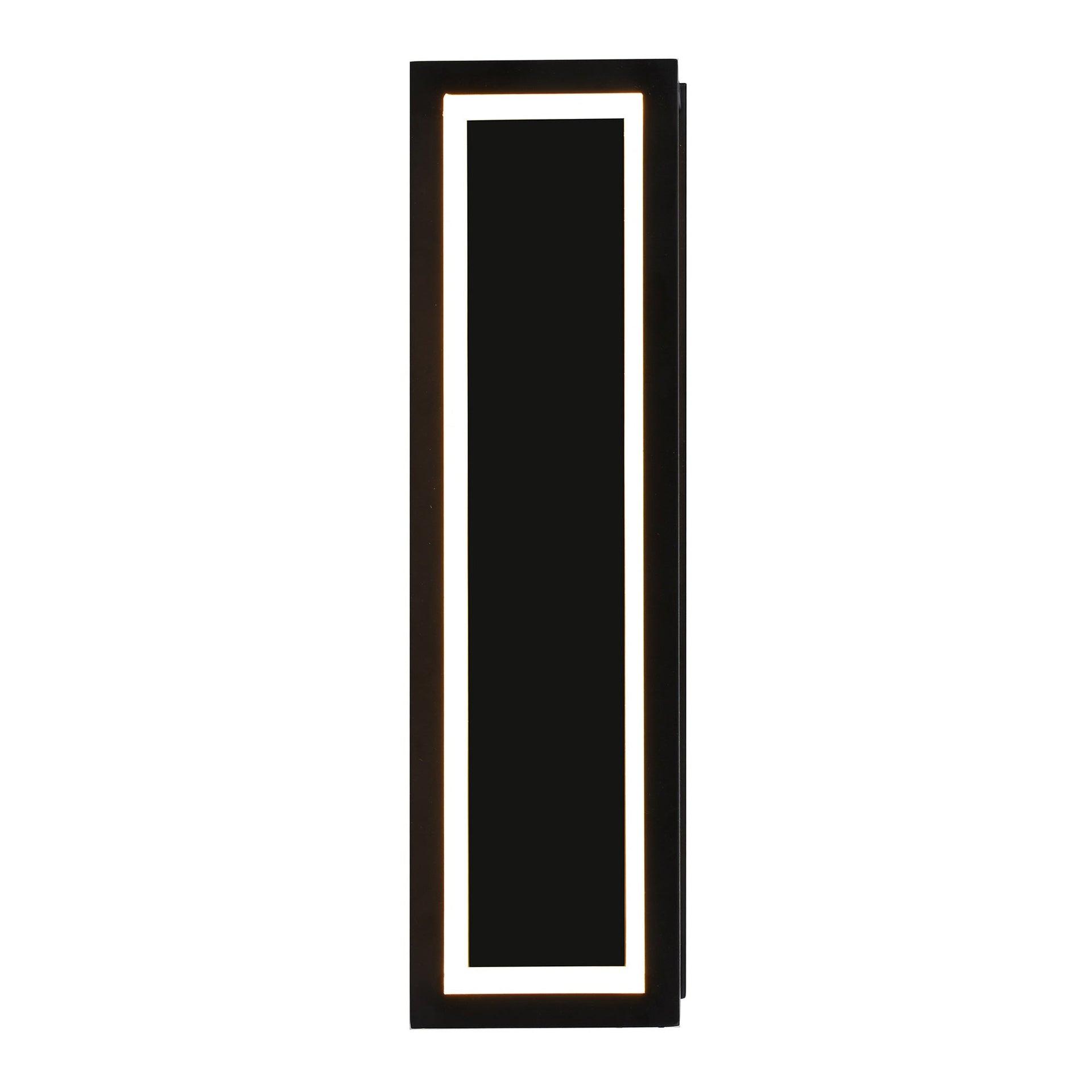 Black and Gold 30" Modern Dimmable LED Sconce