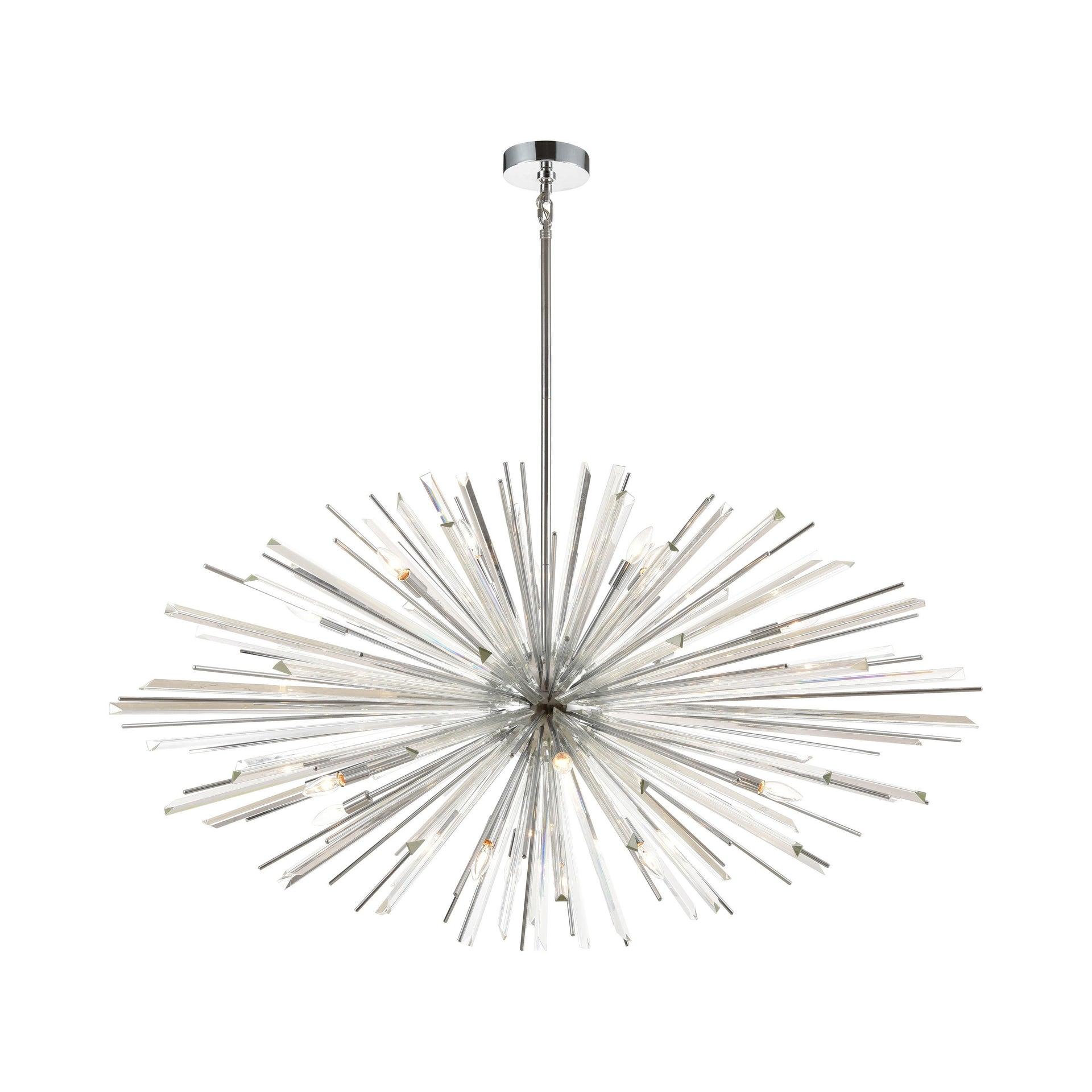 Palisades Ave 18 - Light Dimmable Sputnik Sphere Chandelier