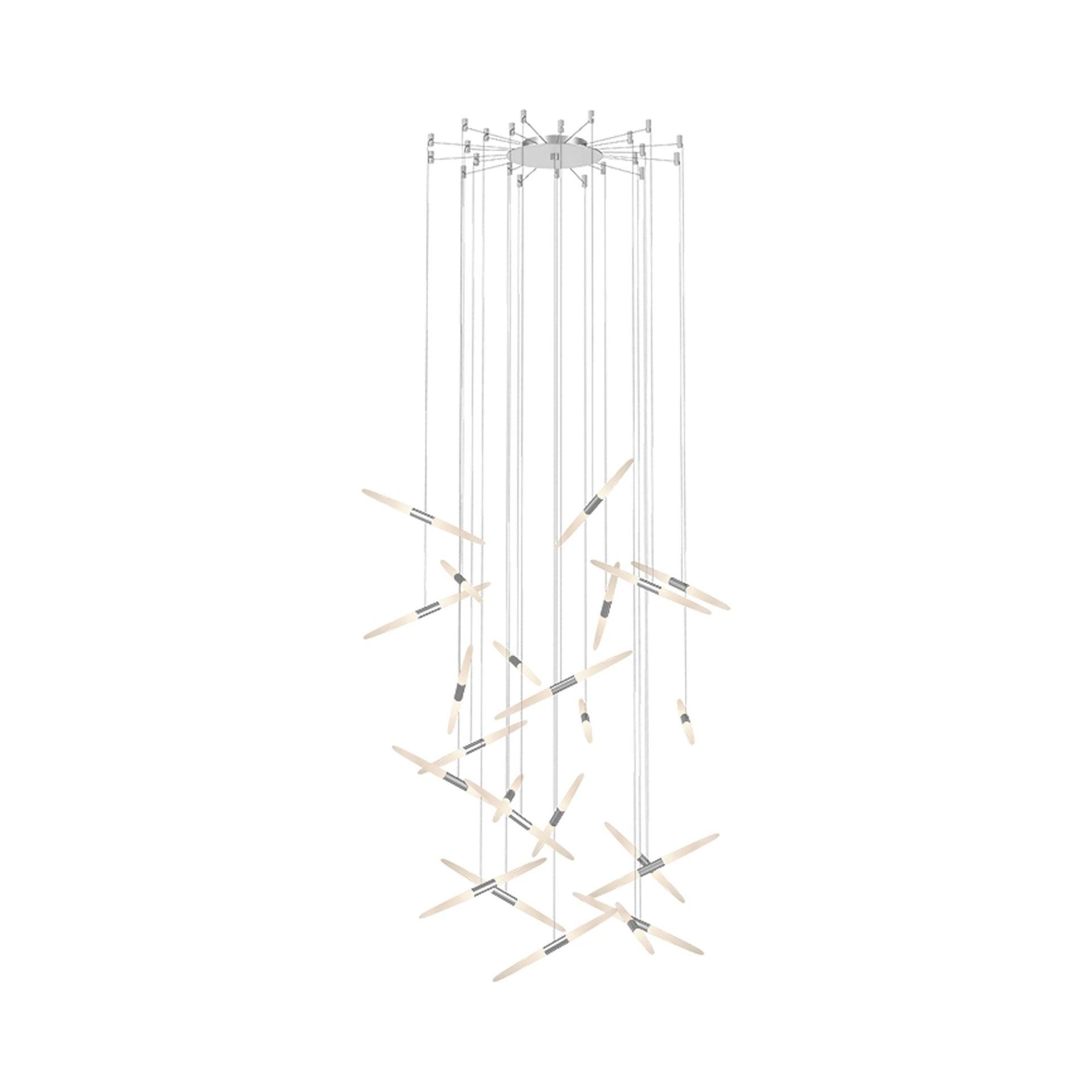 Ballet 24 - Light Dimmable LED Geometric Chandelier