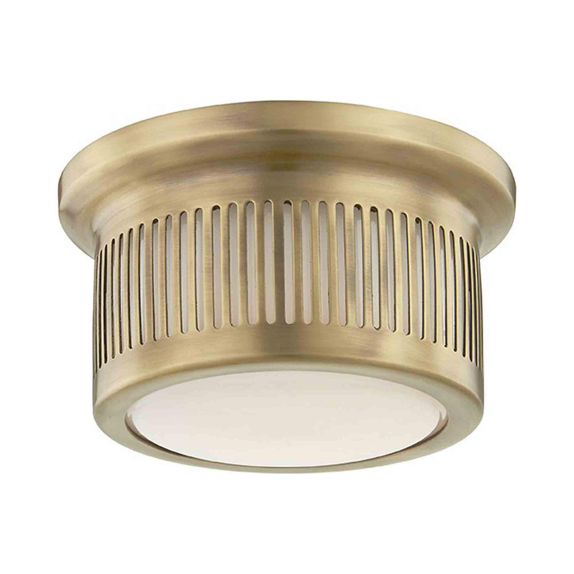 Solomita LED Glass Flush Mount (6'')