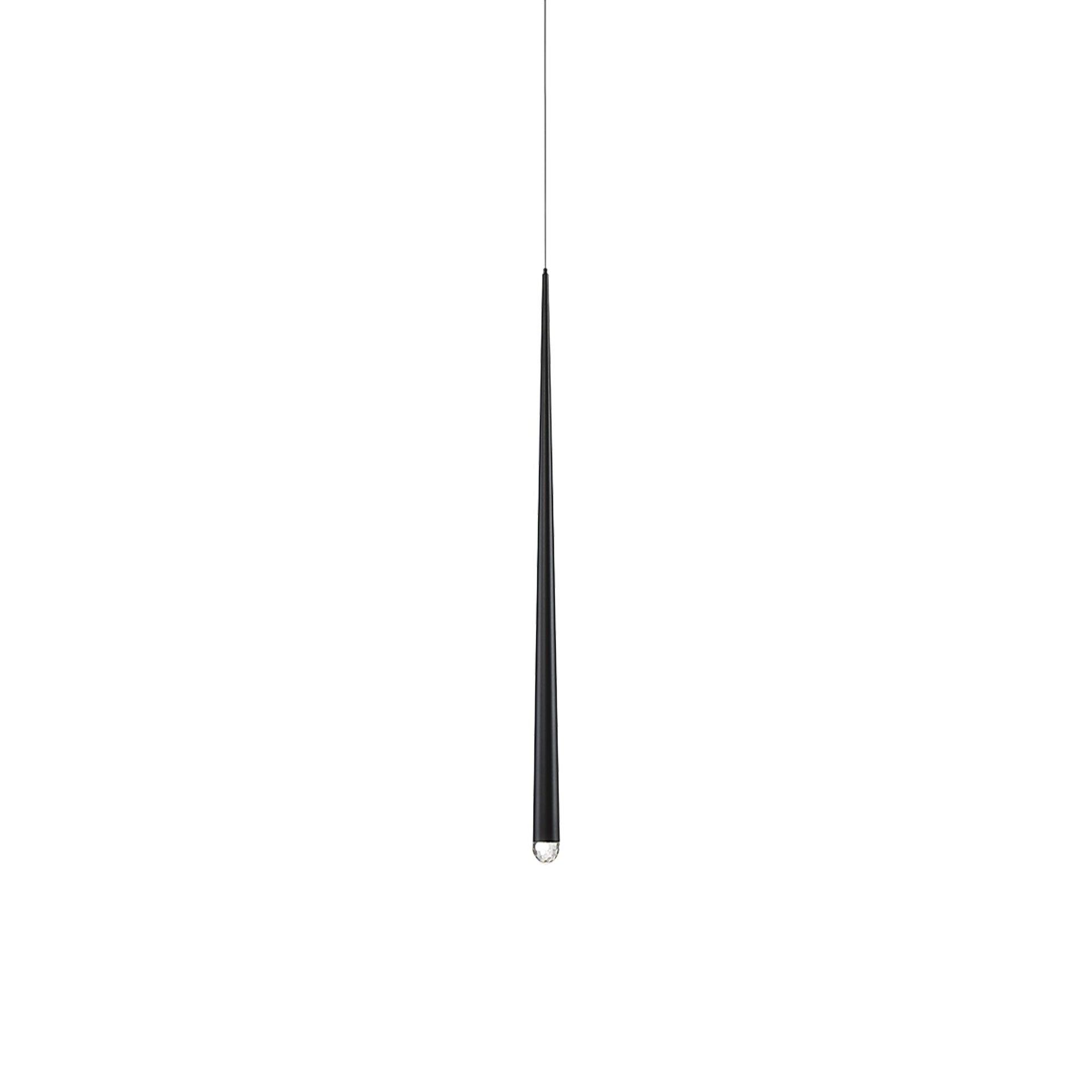 Modern Forms Cascade Dimmable LED Pendant with Clear Crystal Shade