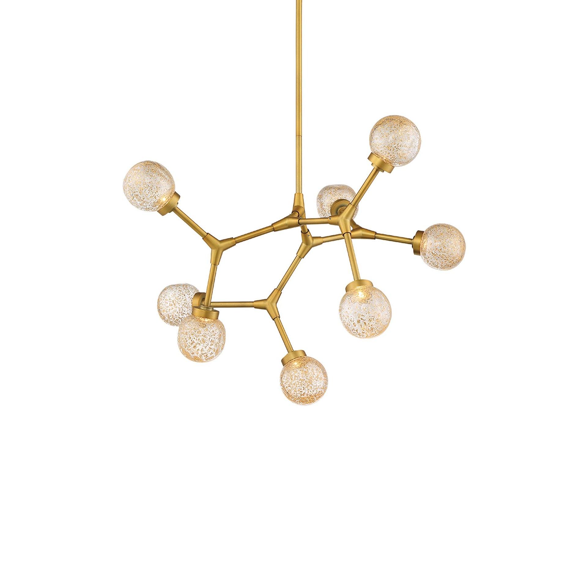 Catalyst 8 - Light Dimmable LED Sputnik Modern Linear Chandelier