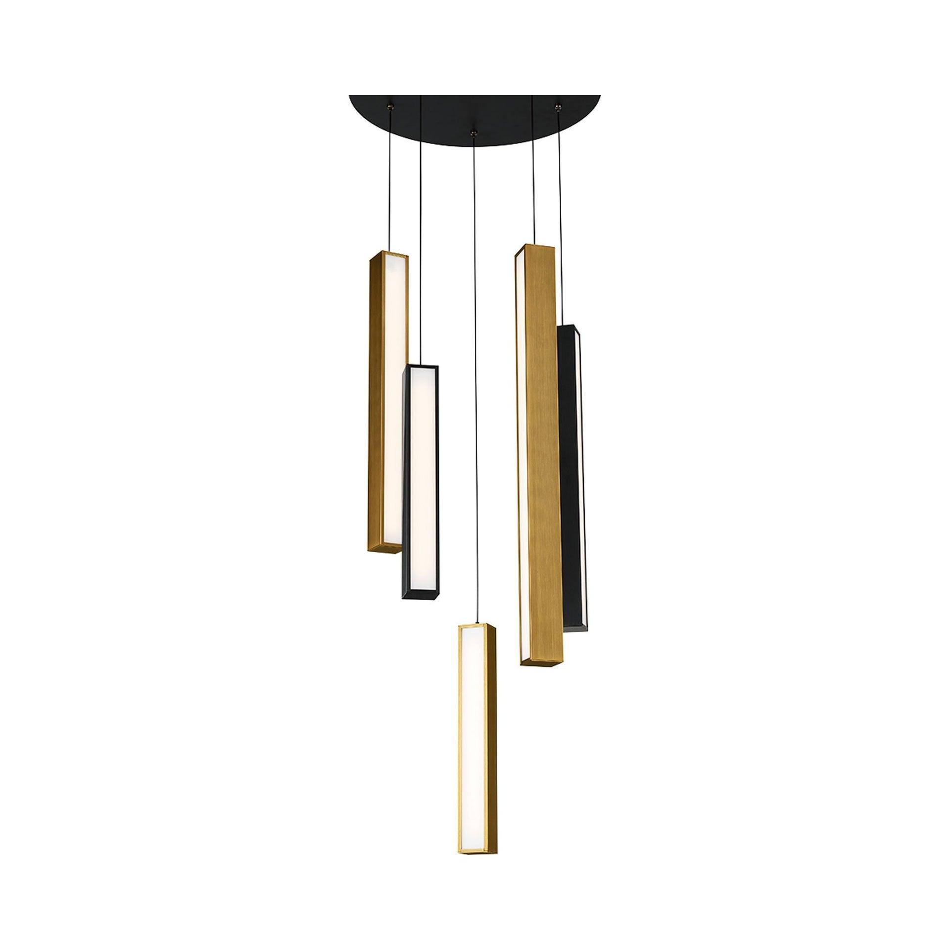 Chaos Multi LED Light Cluster Round Pendant