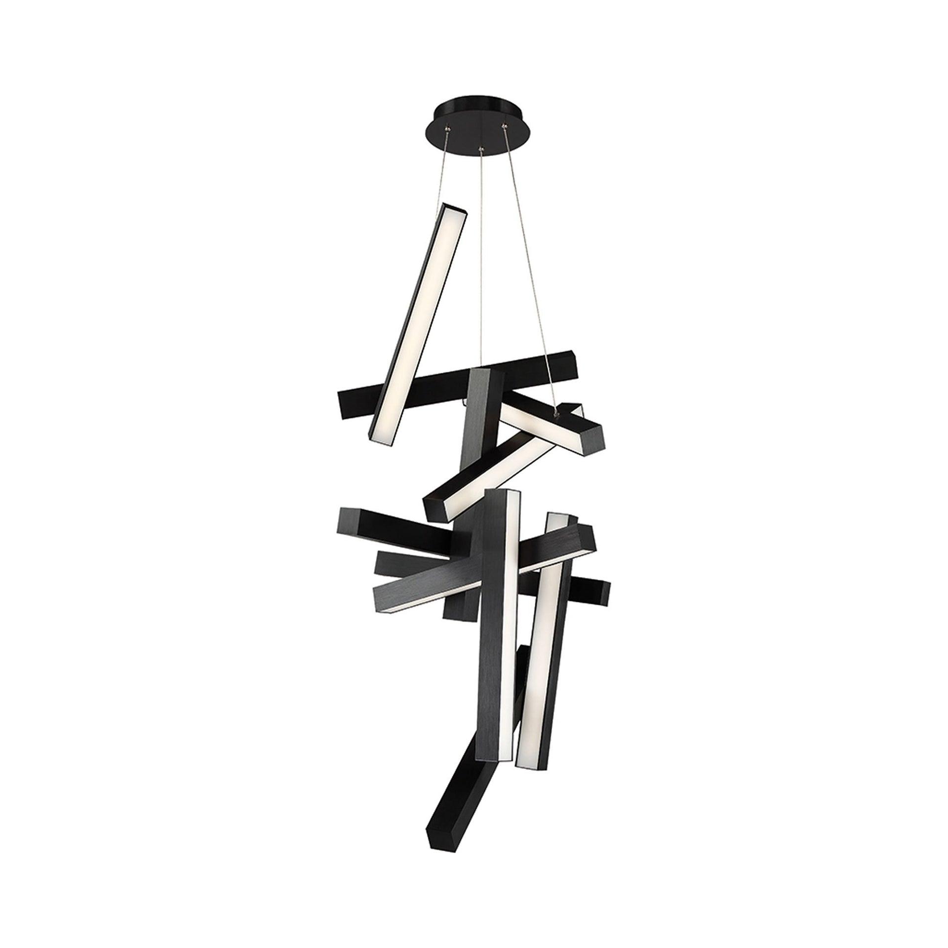 Modern Forms Chaos 12 - Light Dimmable Sputnik Modern Linear Chandelier