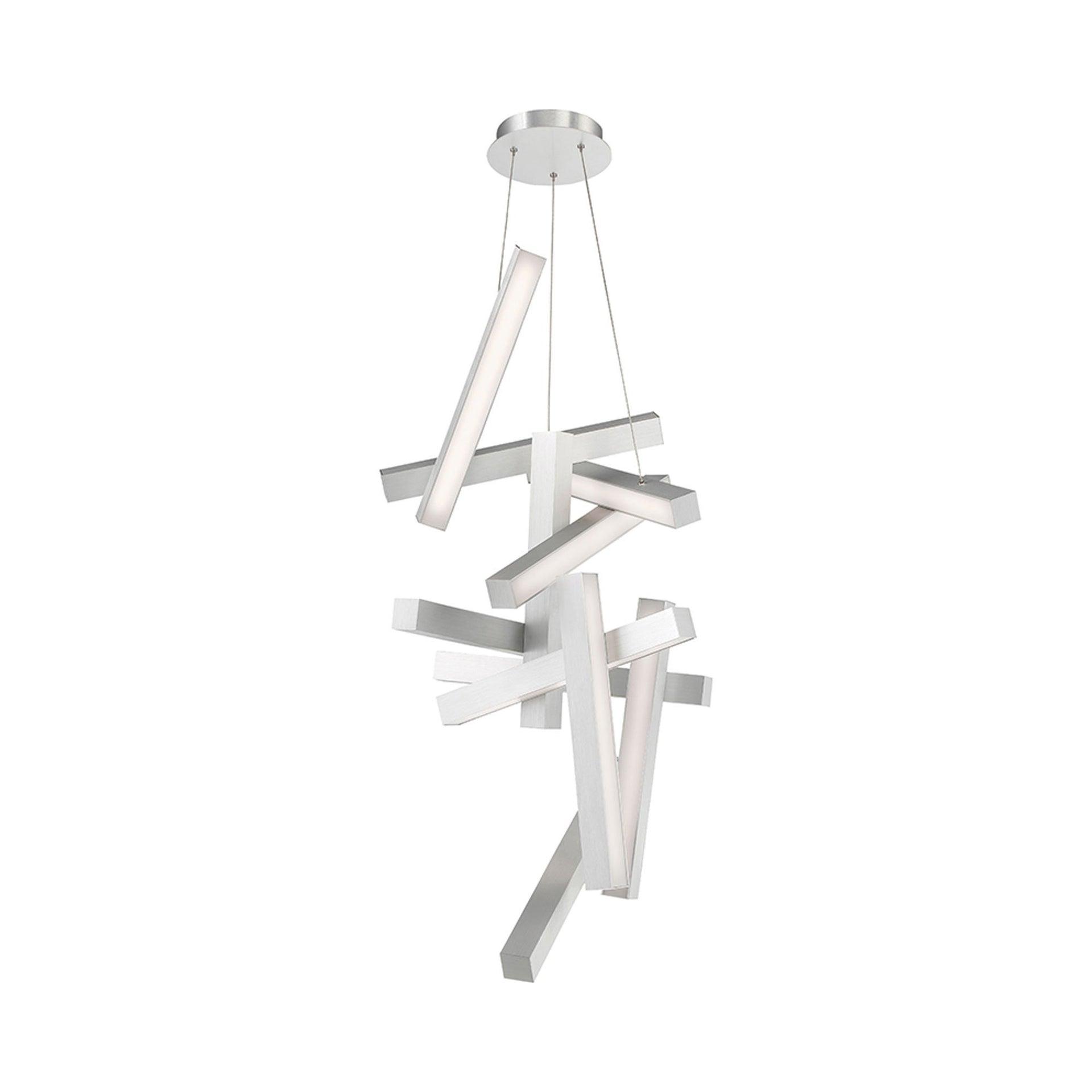 Chaos 12 - Light Dimmable Sputnik Modern Linear Chandelier