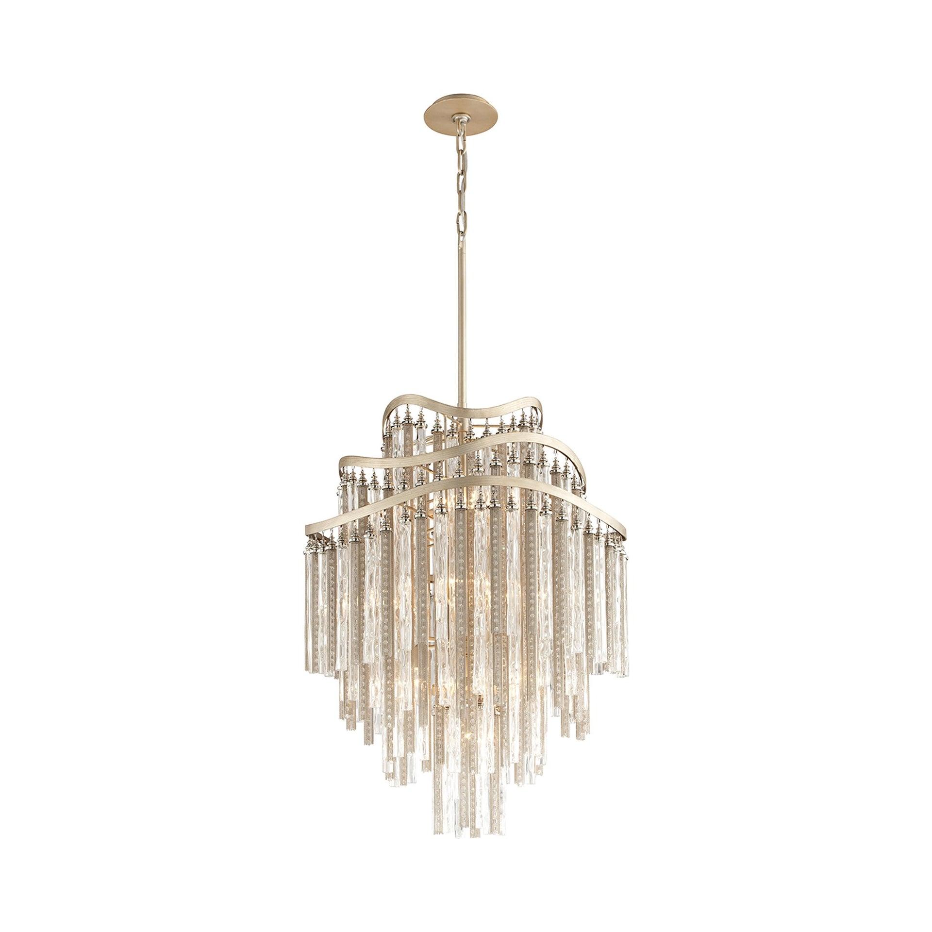Chimera 10-Light Shaded Tiered Chandelier